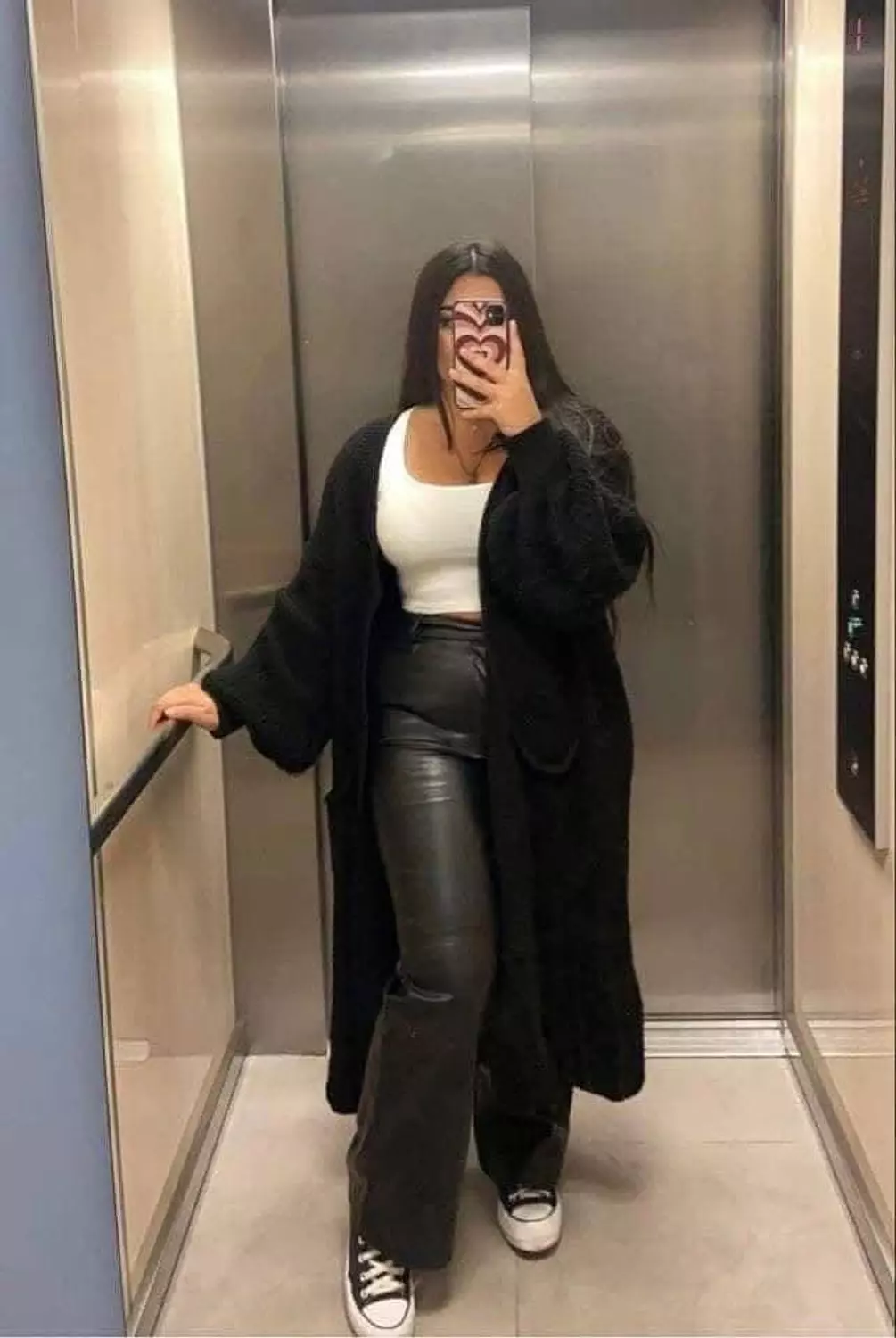 Long trico cardigan  1