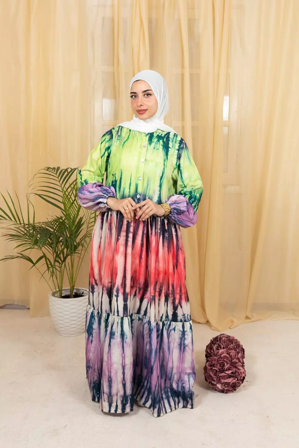 Linen viscos dress 4 1