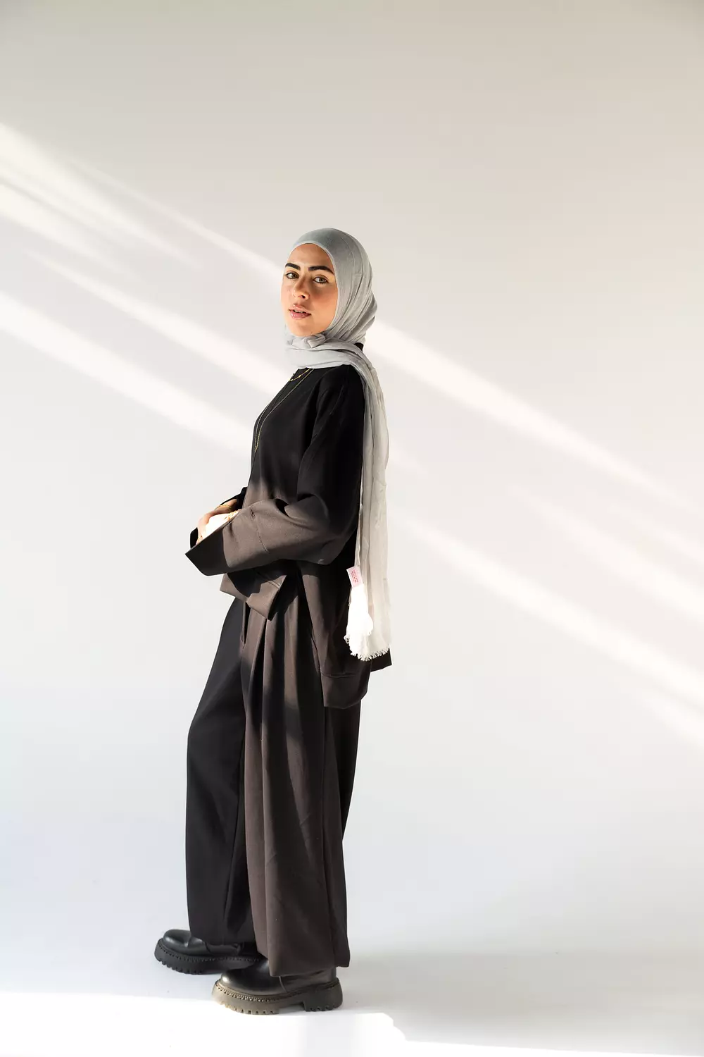 High Low Shirt in Black 3