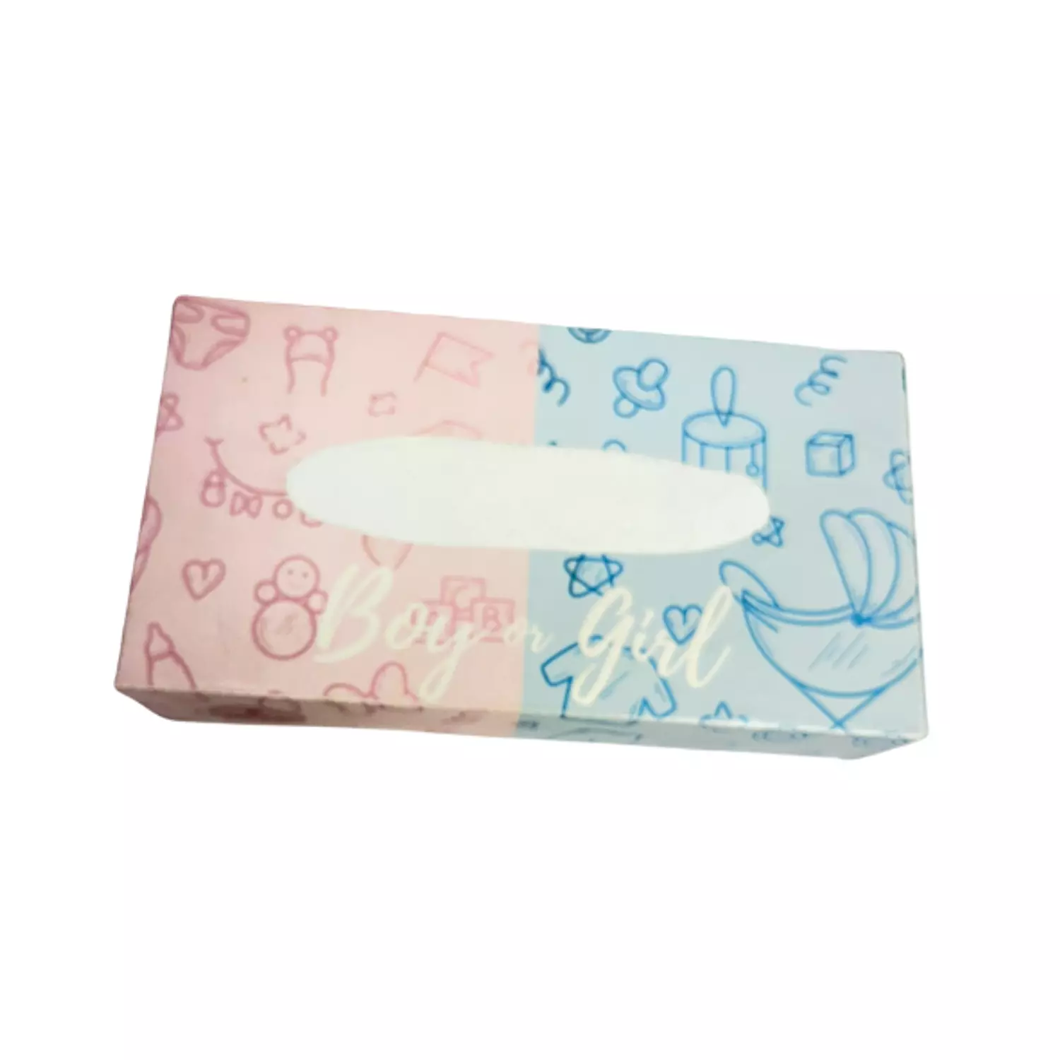 Gender Reveal Tissue Box 1