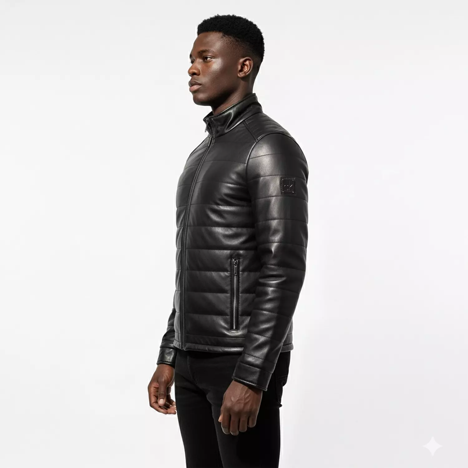 Jacket Leather Ck  hover image