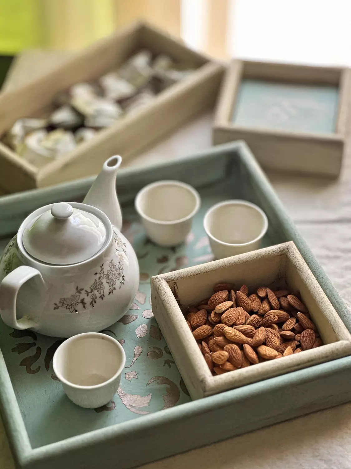pastel snacks tray image
