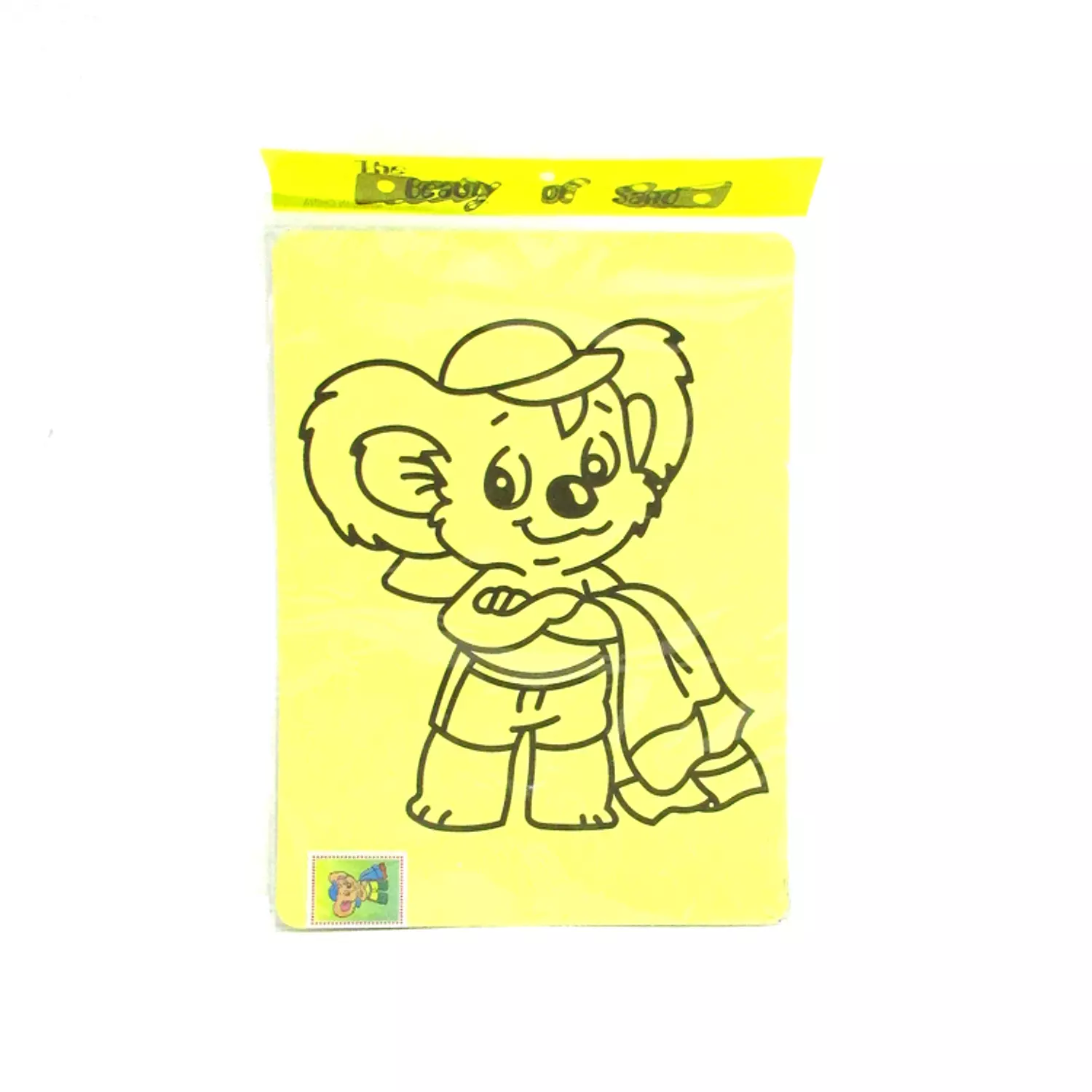 Sand coloring sheet A4 2