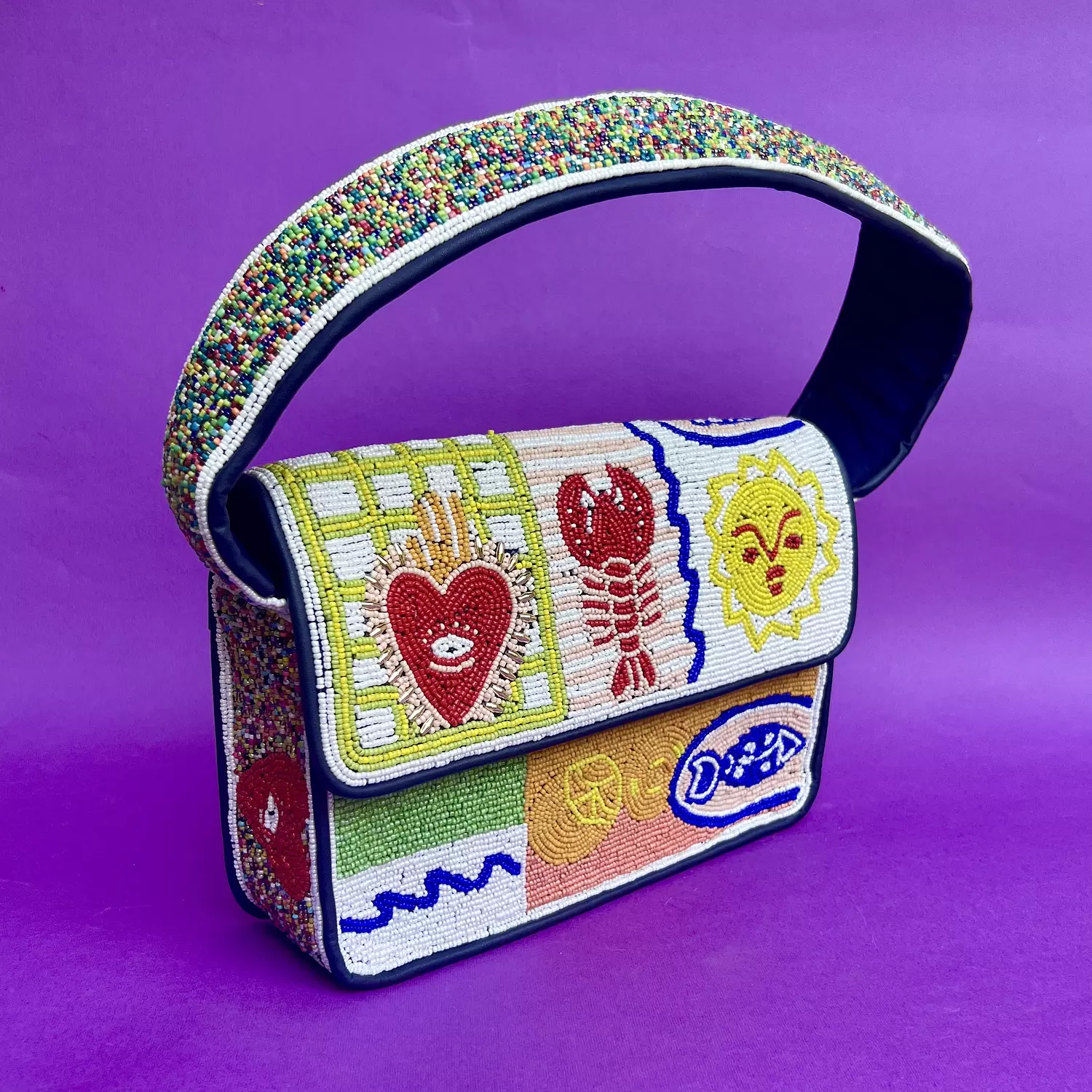 Solaris Beaded shoulder bag  4