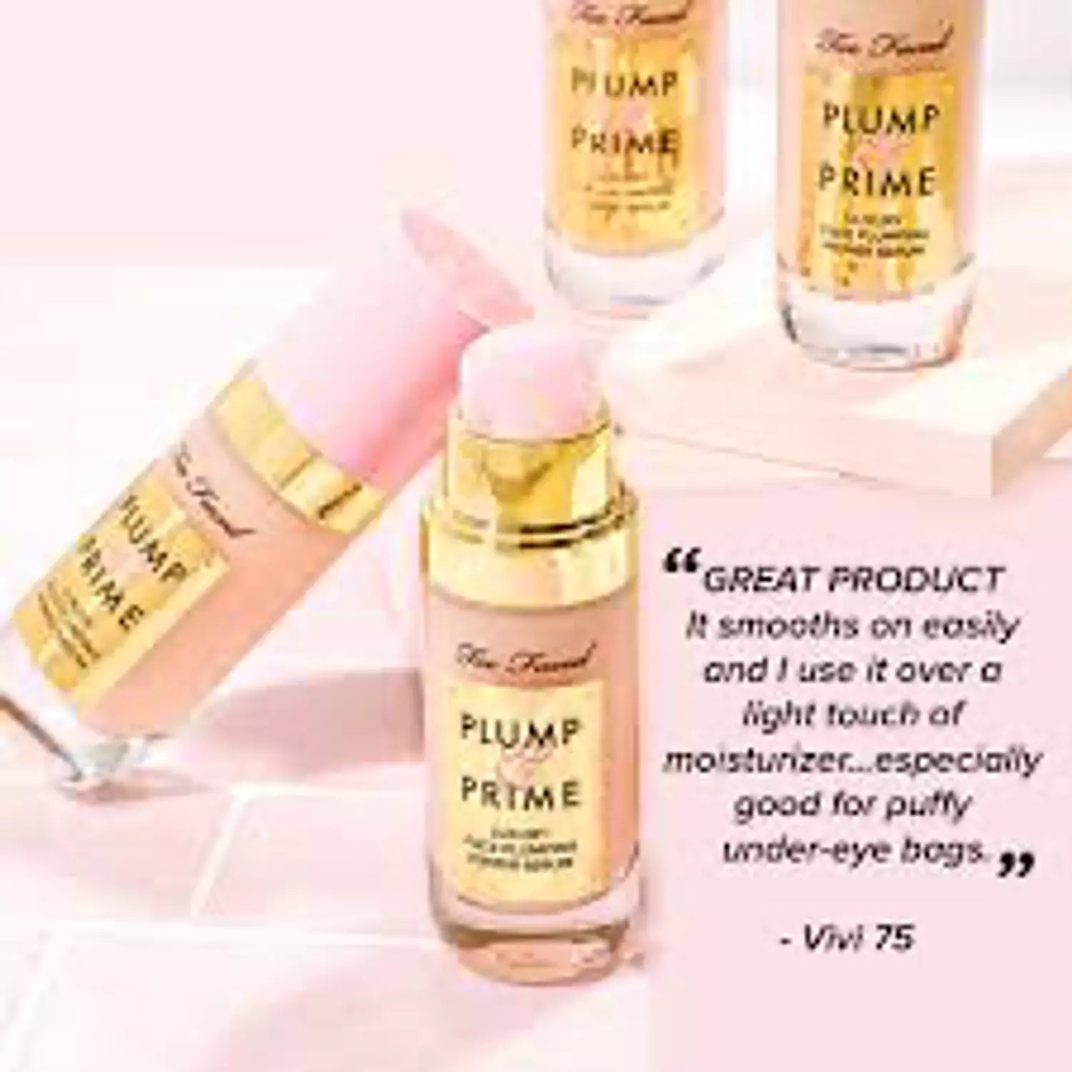 Too faced Plump & Prime Face Plumping Primer Serum 1