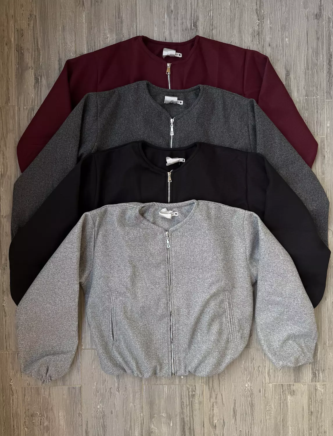 Bombered wool jacket 6