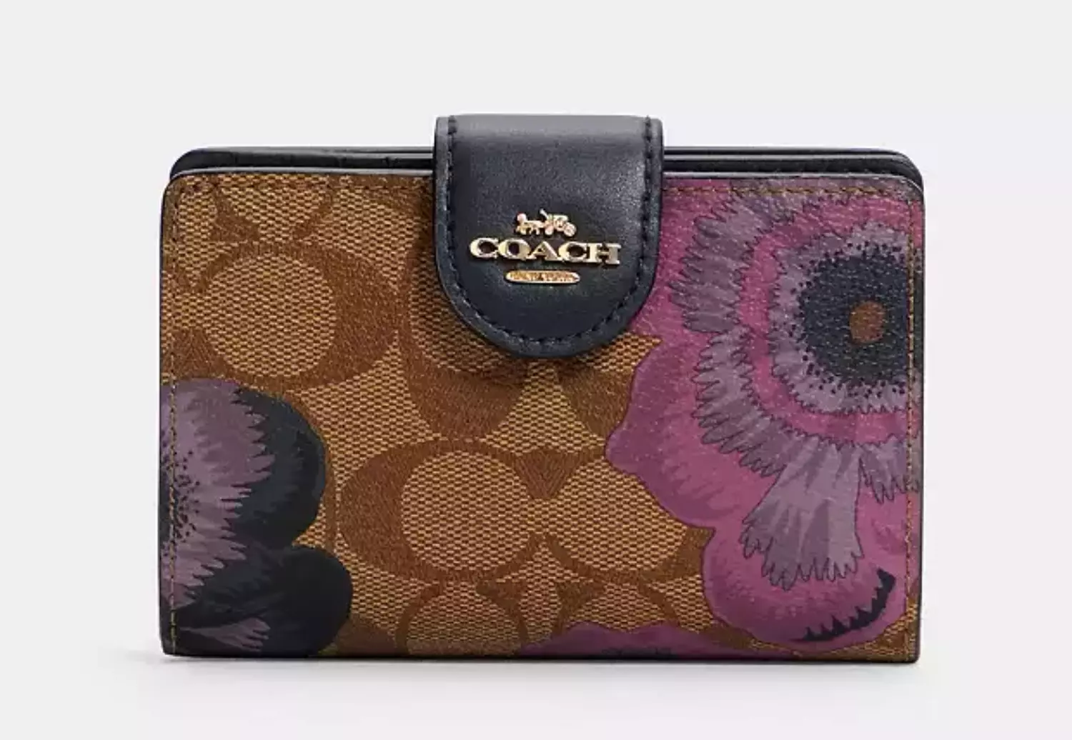 Medium Corner Zip Wallet In Signature image