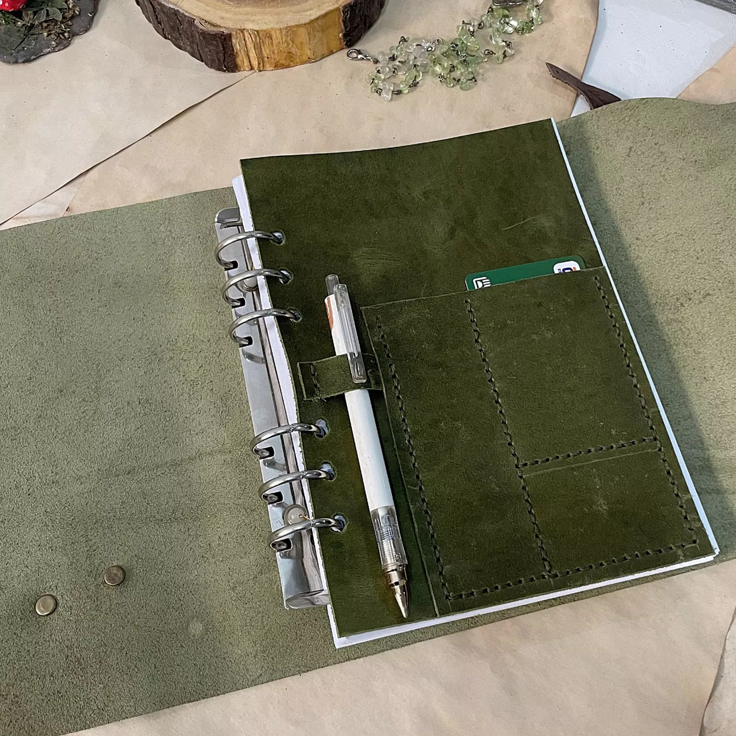 planner notebook A5 ribbon lock  4