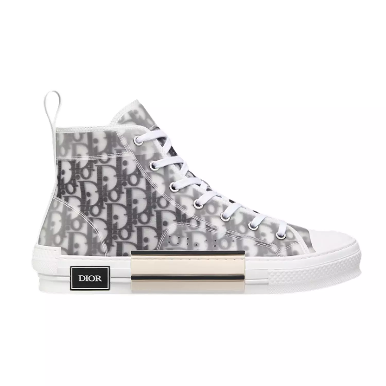 Dior B23 High Top Logo Oblique image