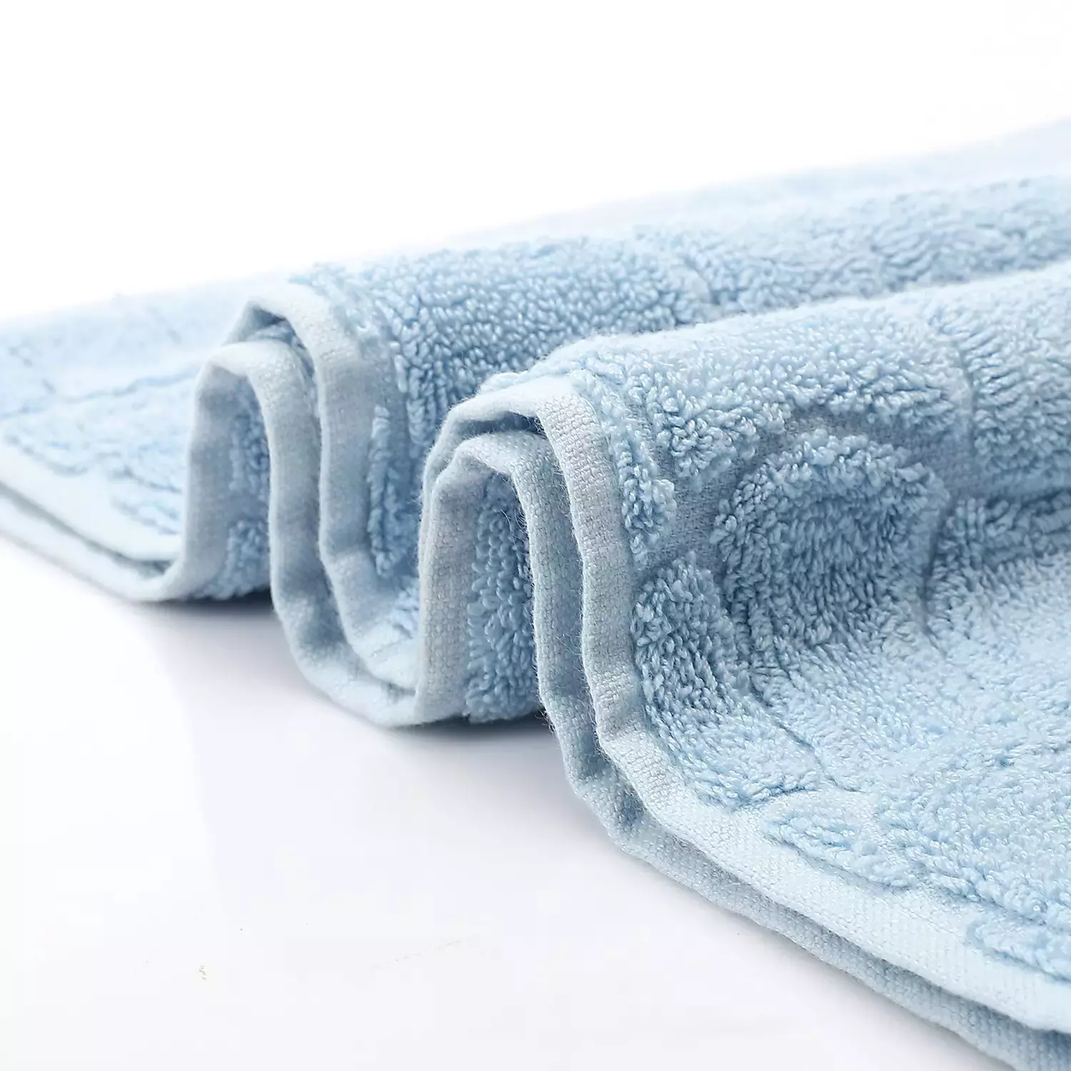 Towel  100% Cotton Size 70 x 140 cm - 2630 - Baby Blue hover image