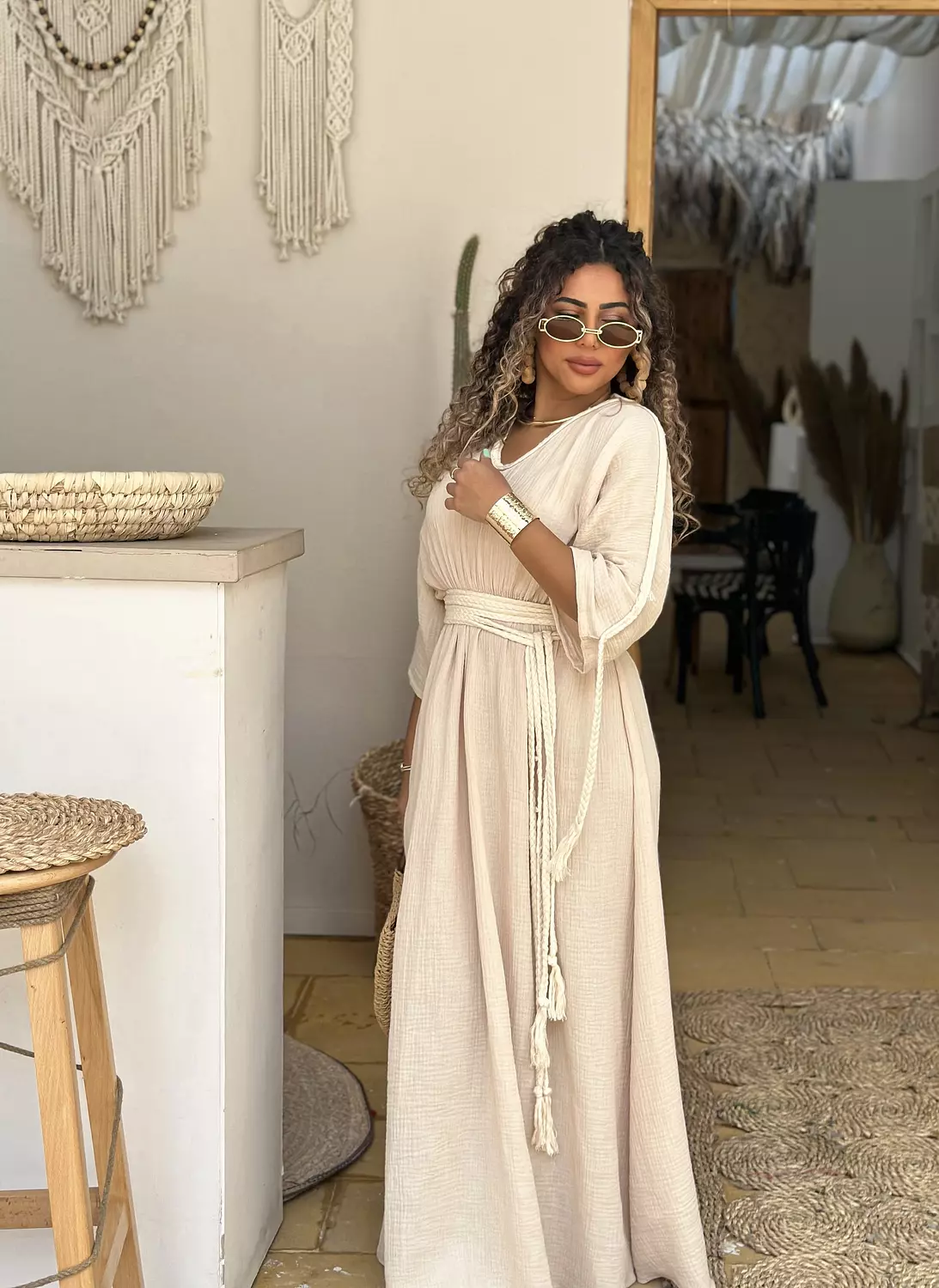 Boho robe dress 2