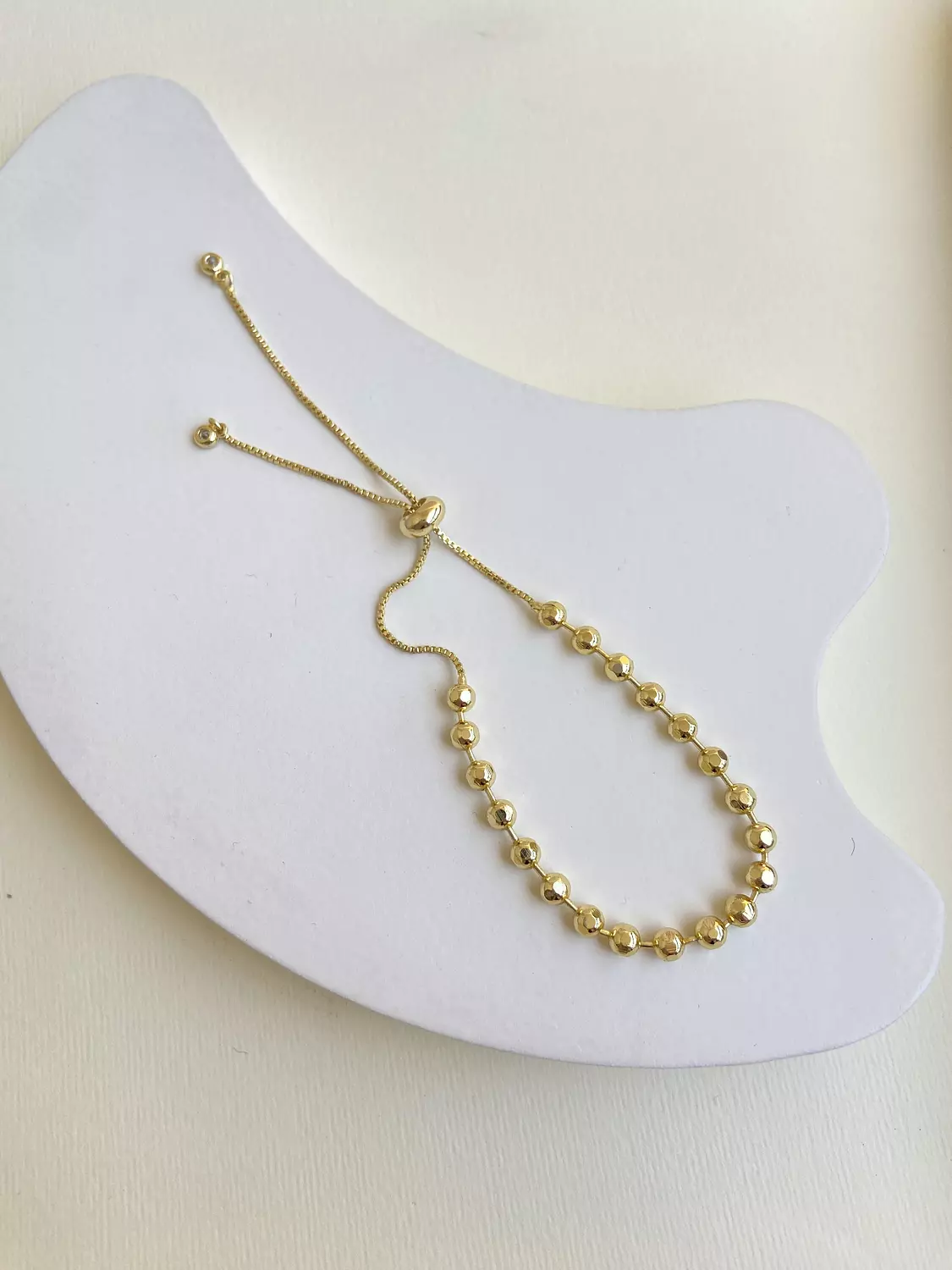 Gold circle bracelets 2