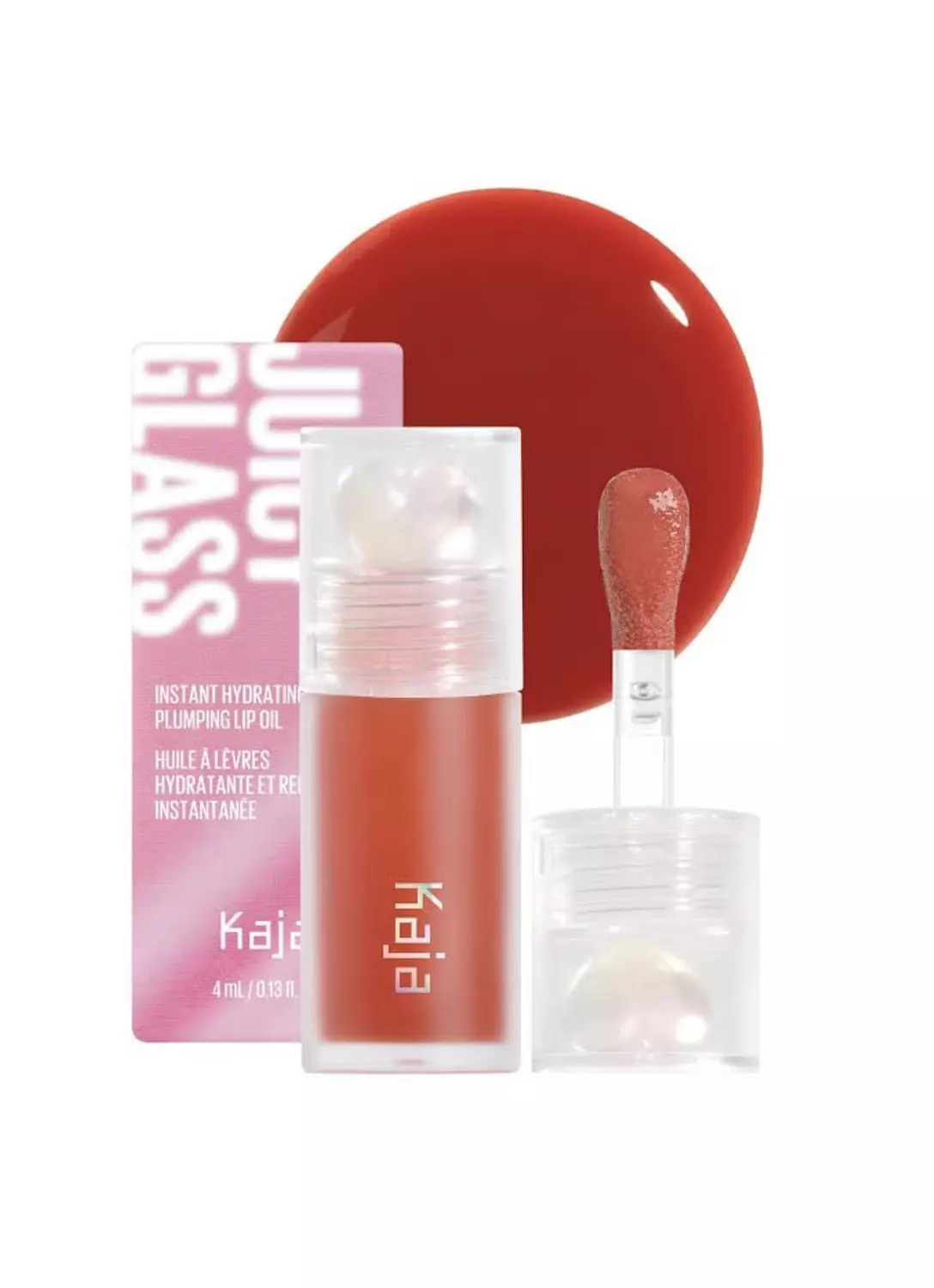 Kaja Juicy Glass Lip Oil   Shade: Apple Cider image