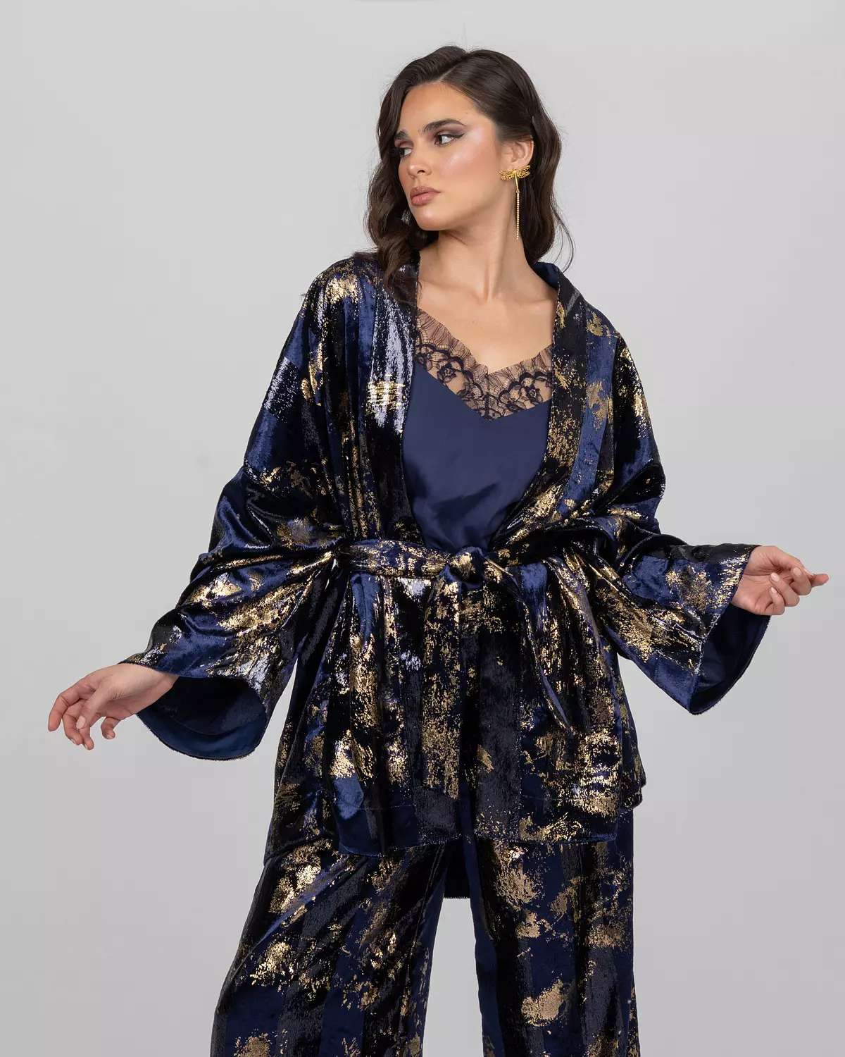 Silk Velvet Kimono hover image