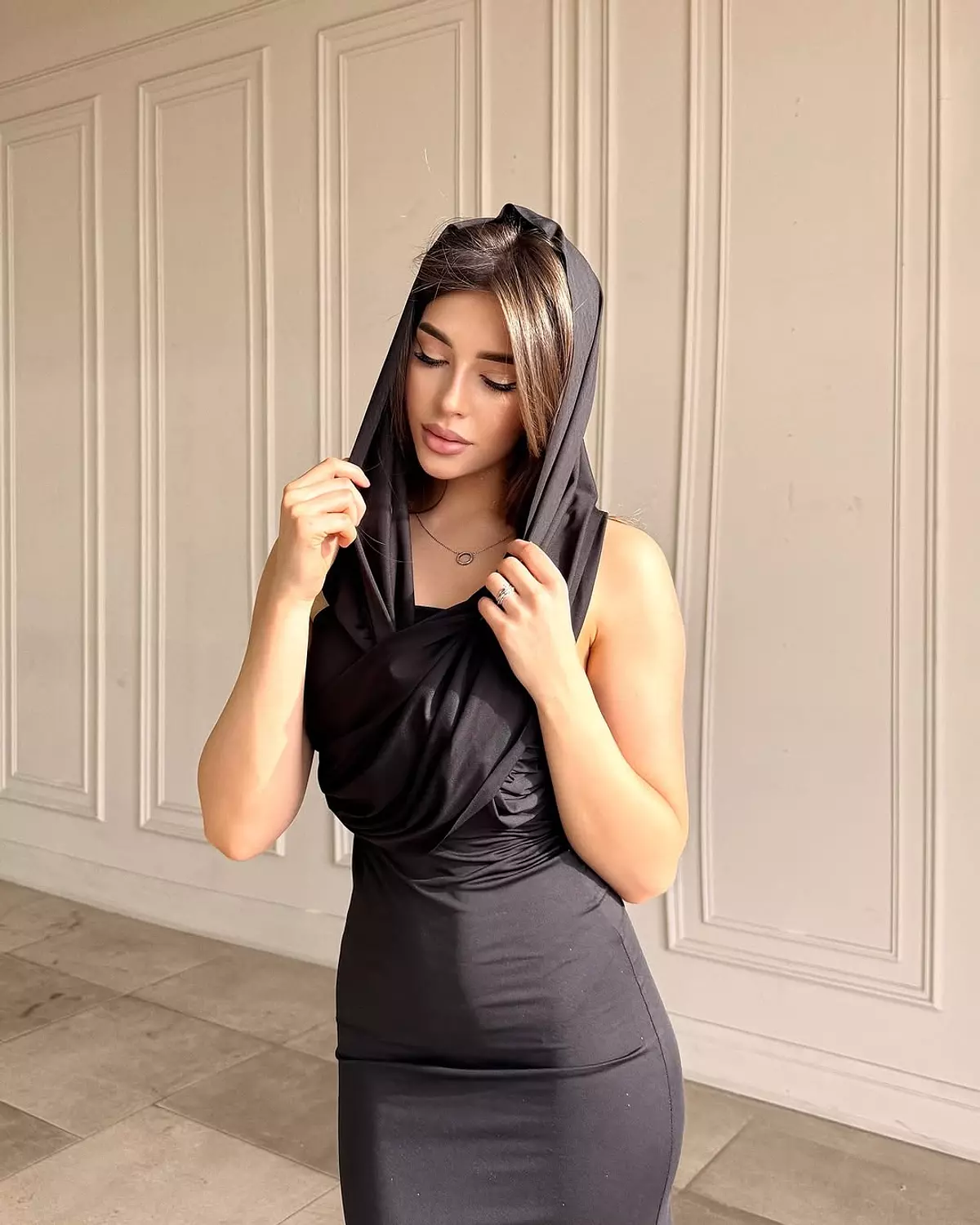 Hooded Wrap Dress 12