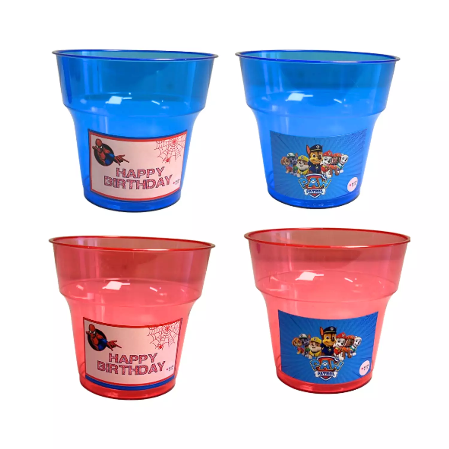 Plastic Cups With Stickers image