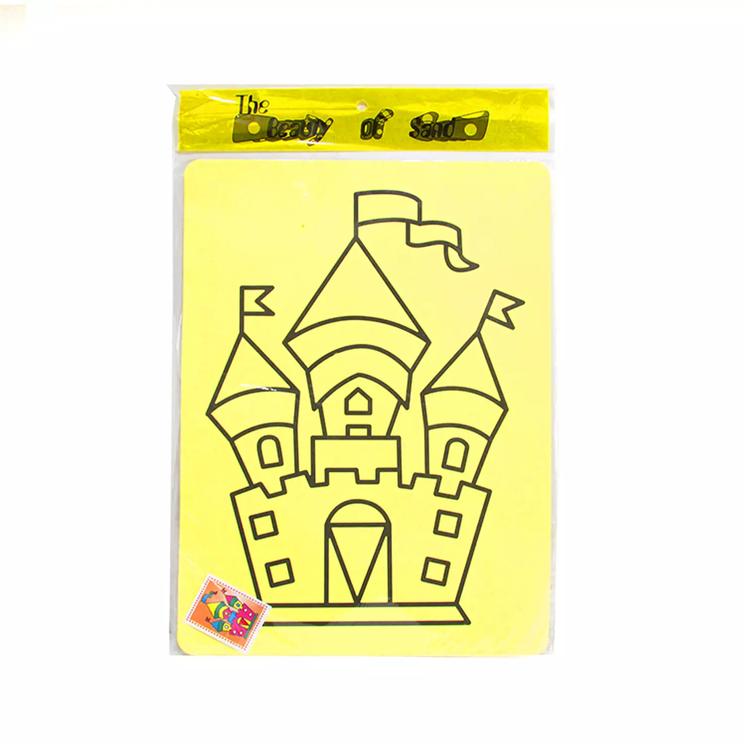 Sand coloring sheet A4 15