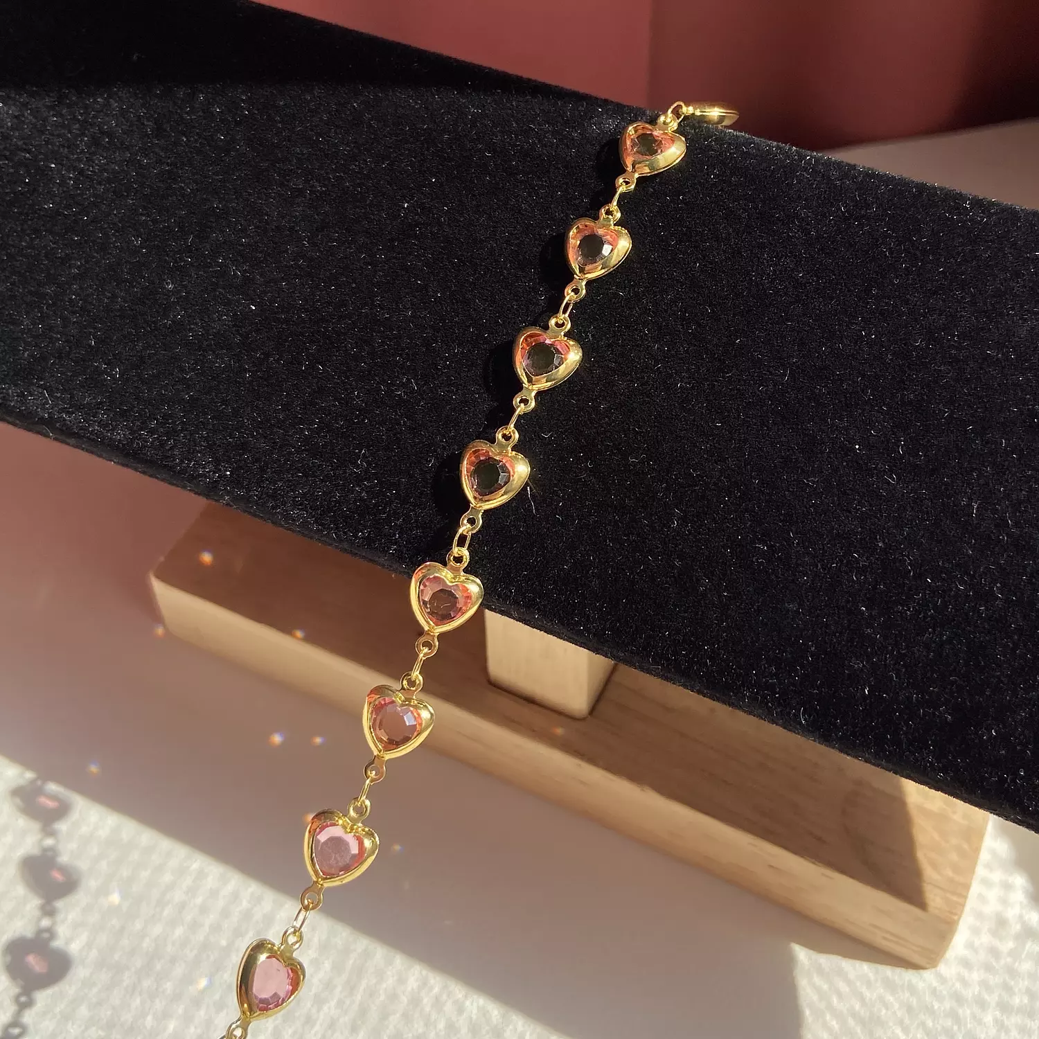 Heart shaped stainless steel bracelet 🩷 image