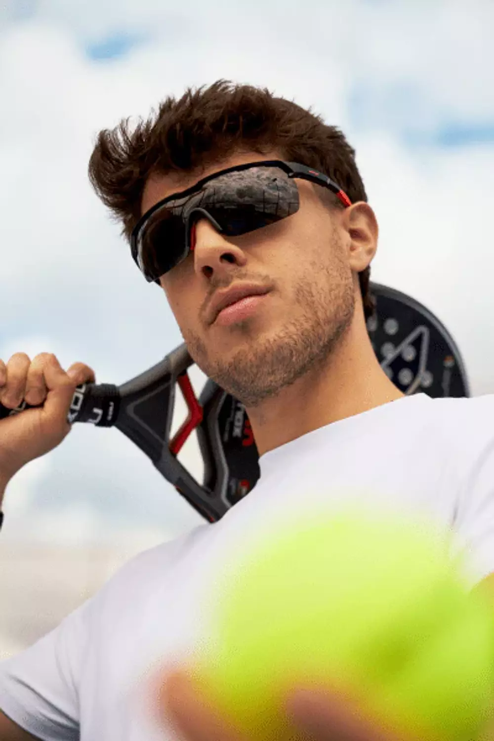 Nox Mo Fignon Tempo - Black/Red Sports Glasses hover image