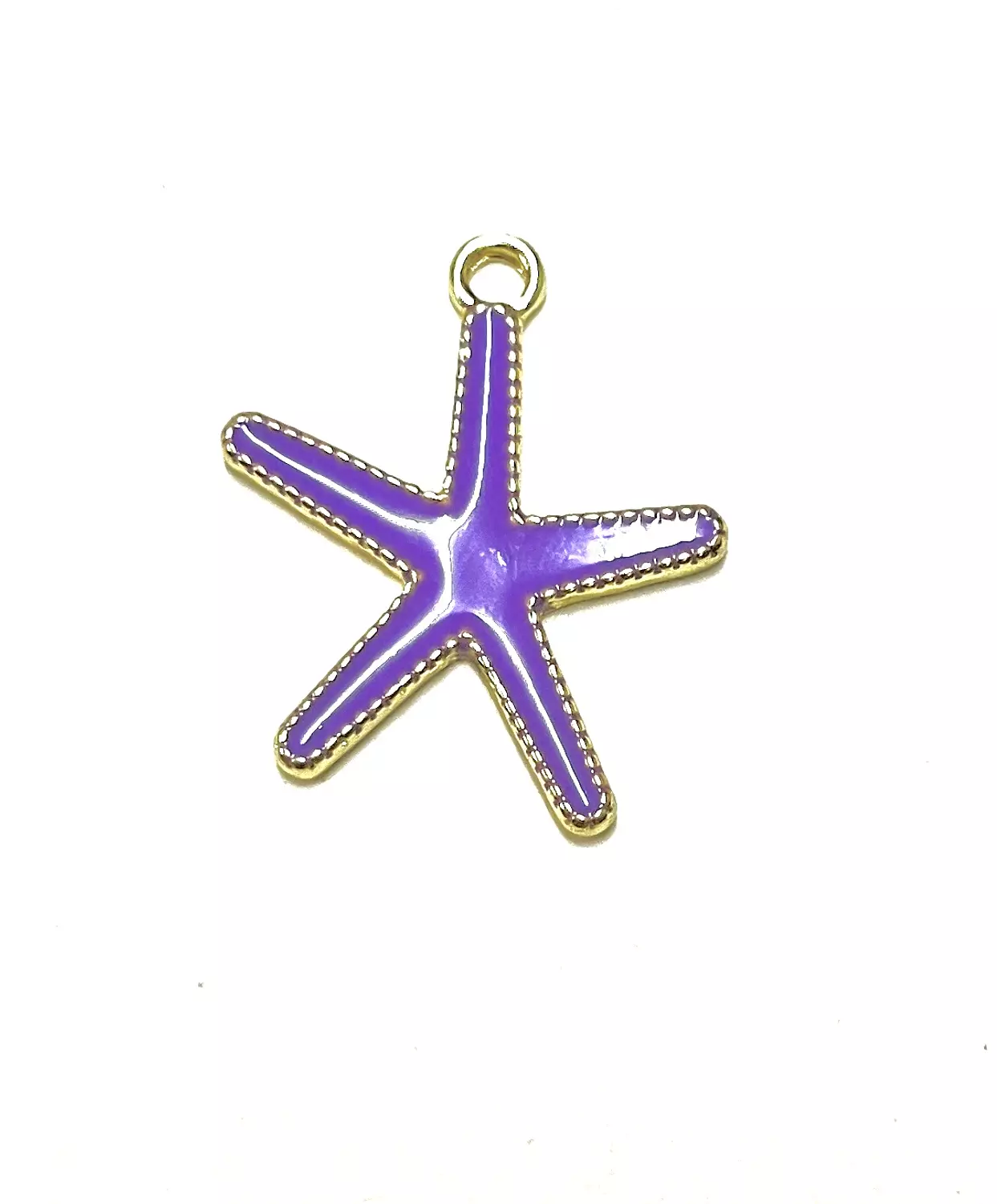 Purple star charm image
