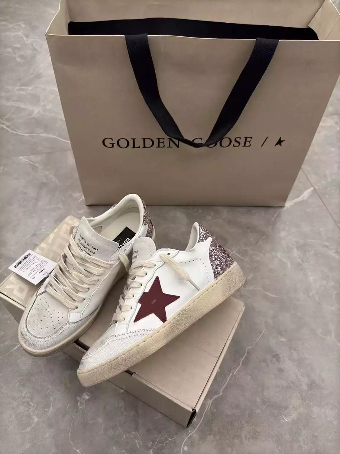 GGDB distressed sneakers image
