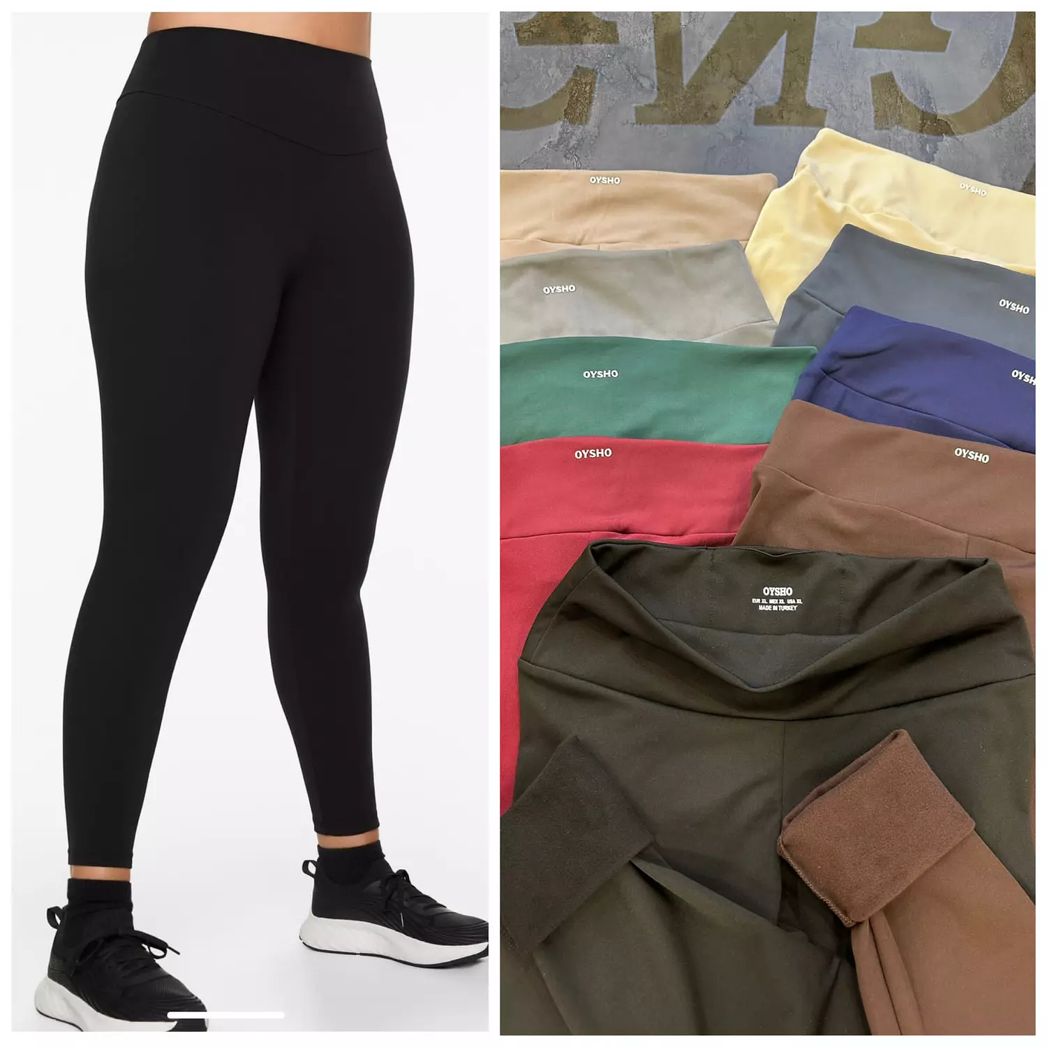 Plus Size thermal Oysho Leggings image