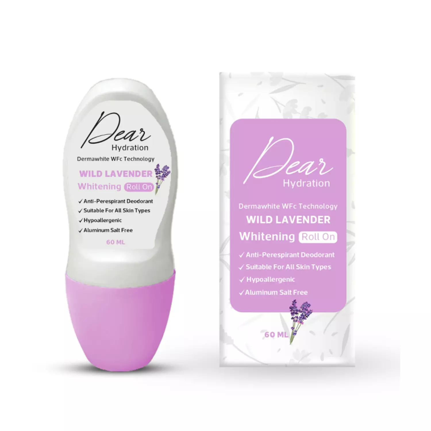 Dear Hydration Whitening Roll Wild Lavender - 60 ml image