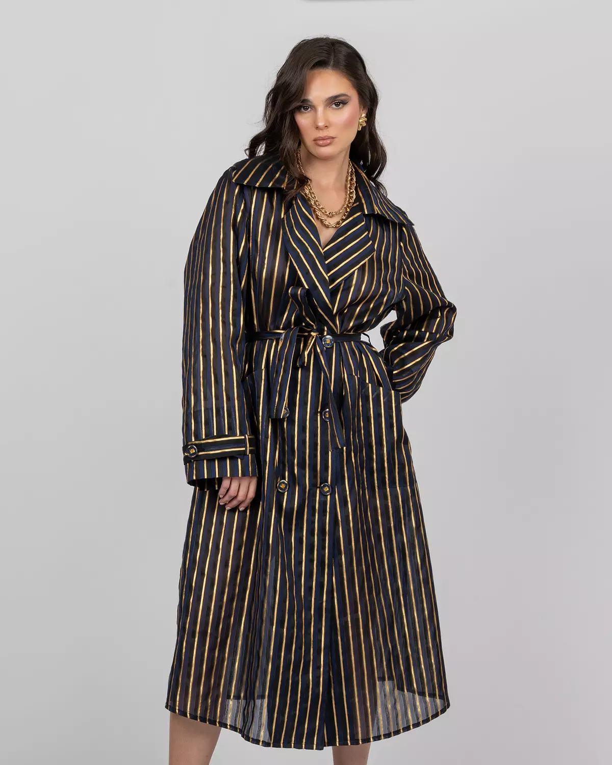 Organza Trench Coat hover image