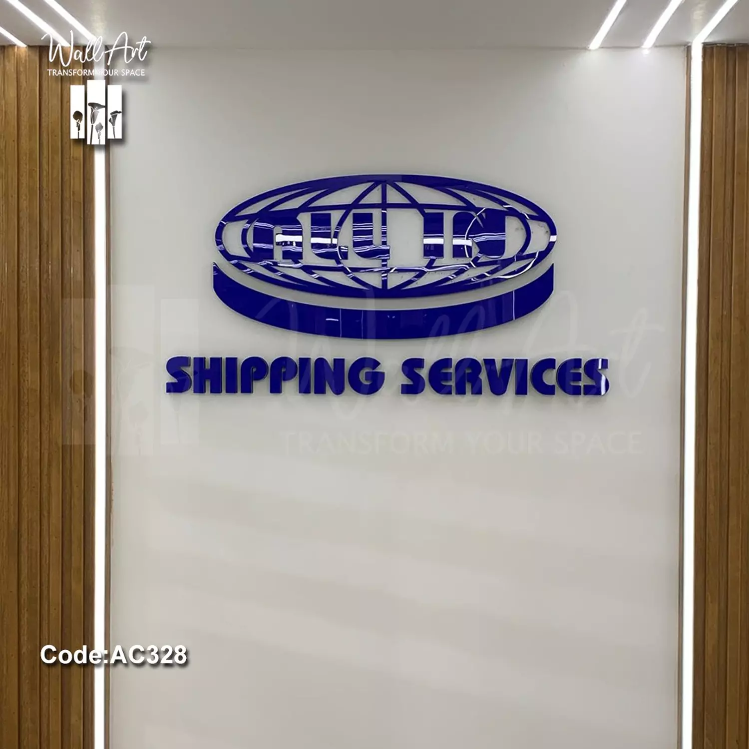 AC328- Coloured Acrylic Logo  hover image