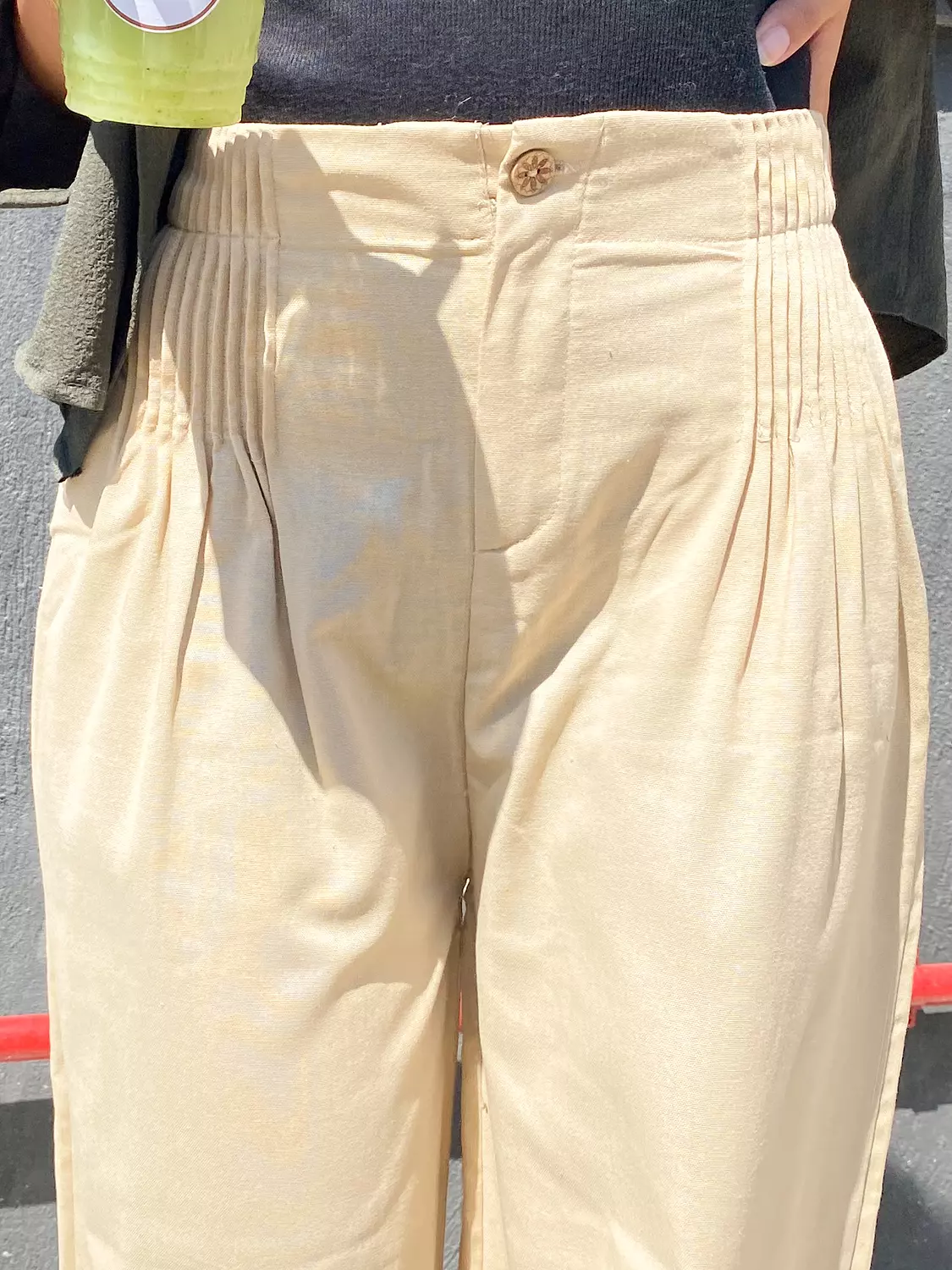Breezy Pants Beige  2