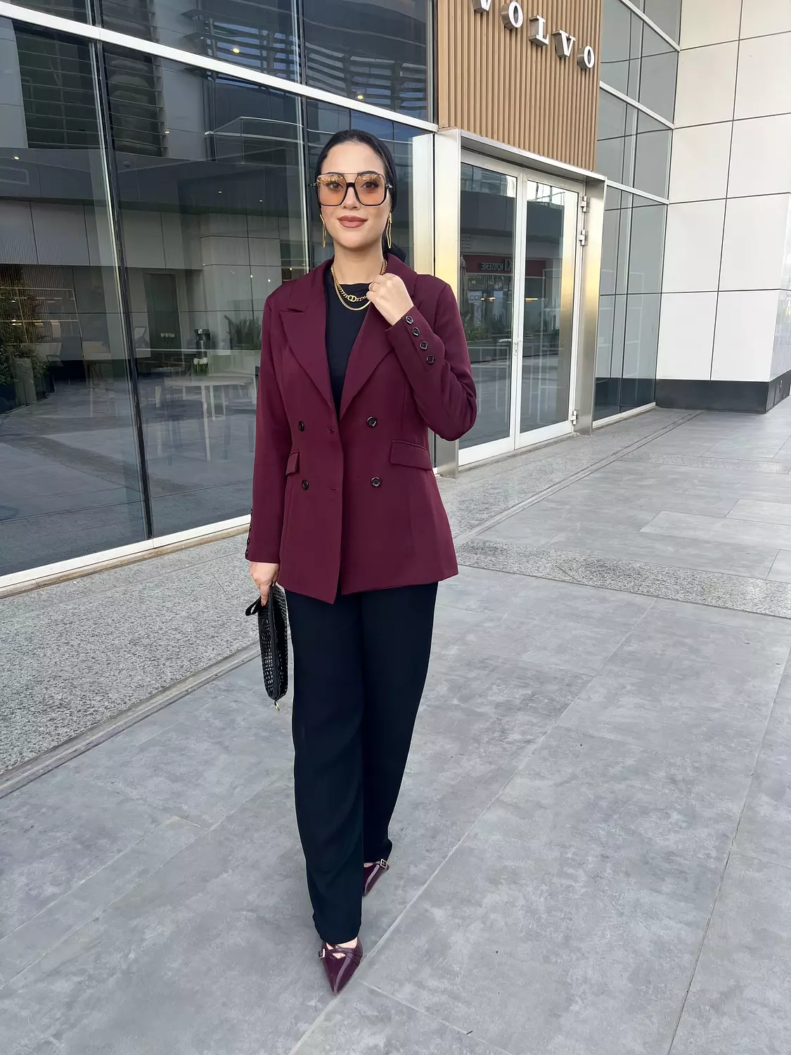 Blazer burgundy  1
