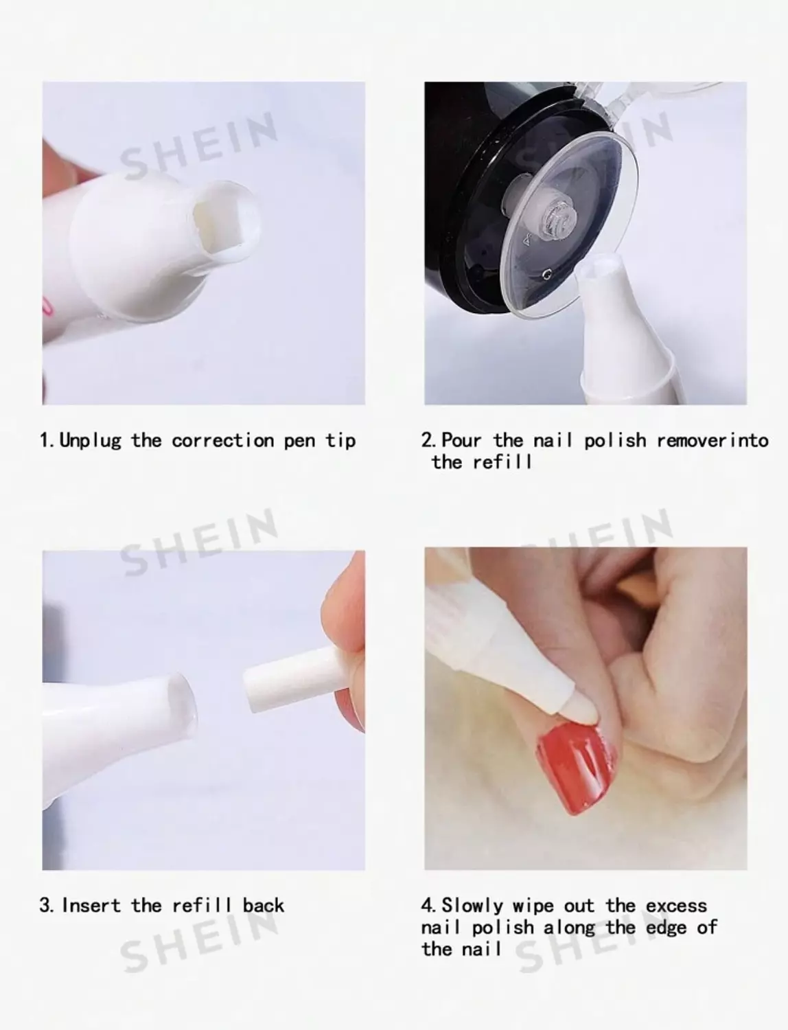 Shein Nail Polish Remover Pen - 1 PC   2