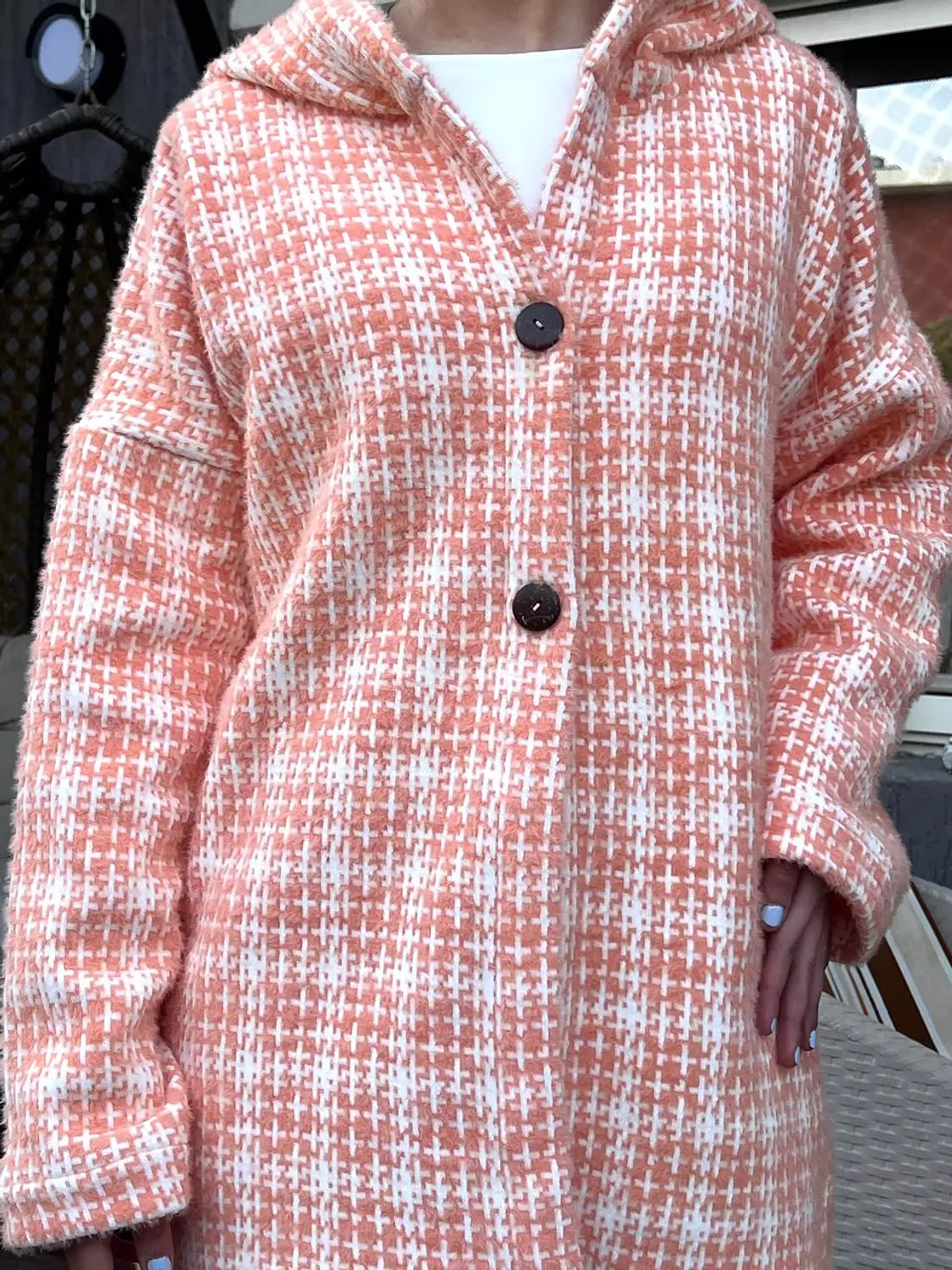 Wool orange jacket 1