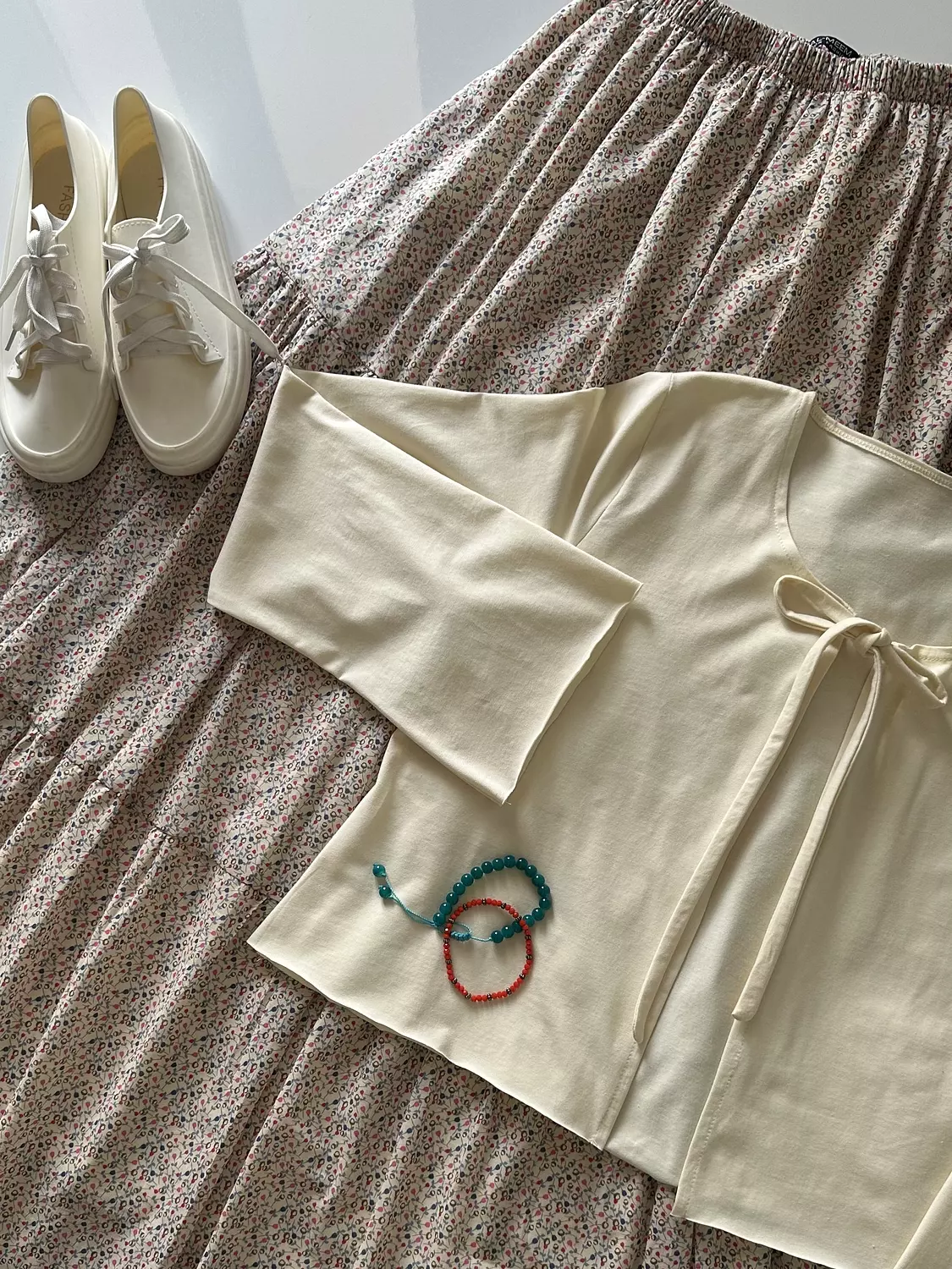 Cotton bolero with one tie strap (T)  4