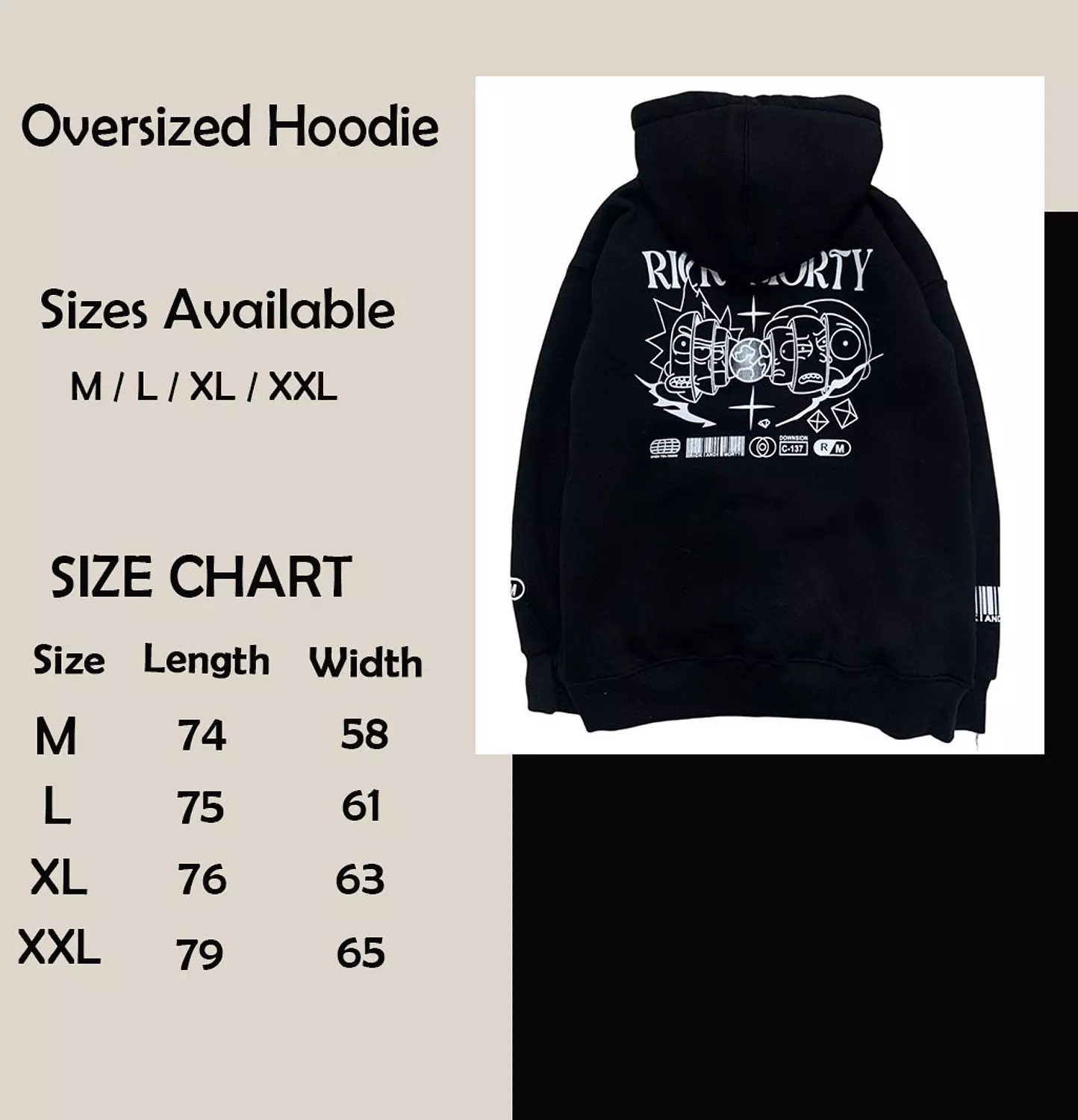 Rick and morty Pull&bear Hoodie 4