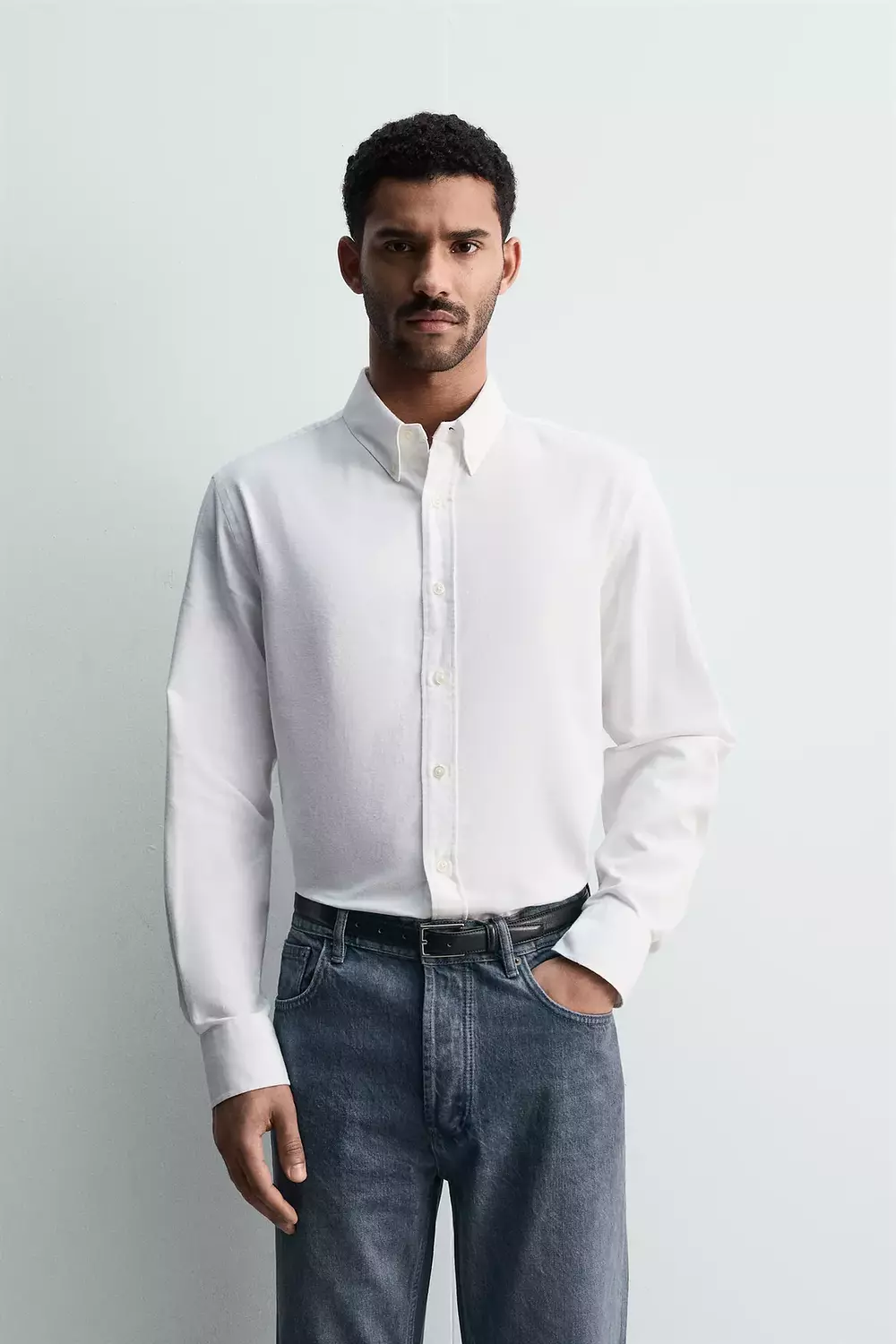 Washed Oxford shirt image