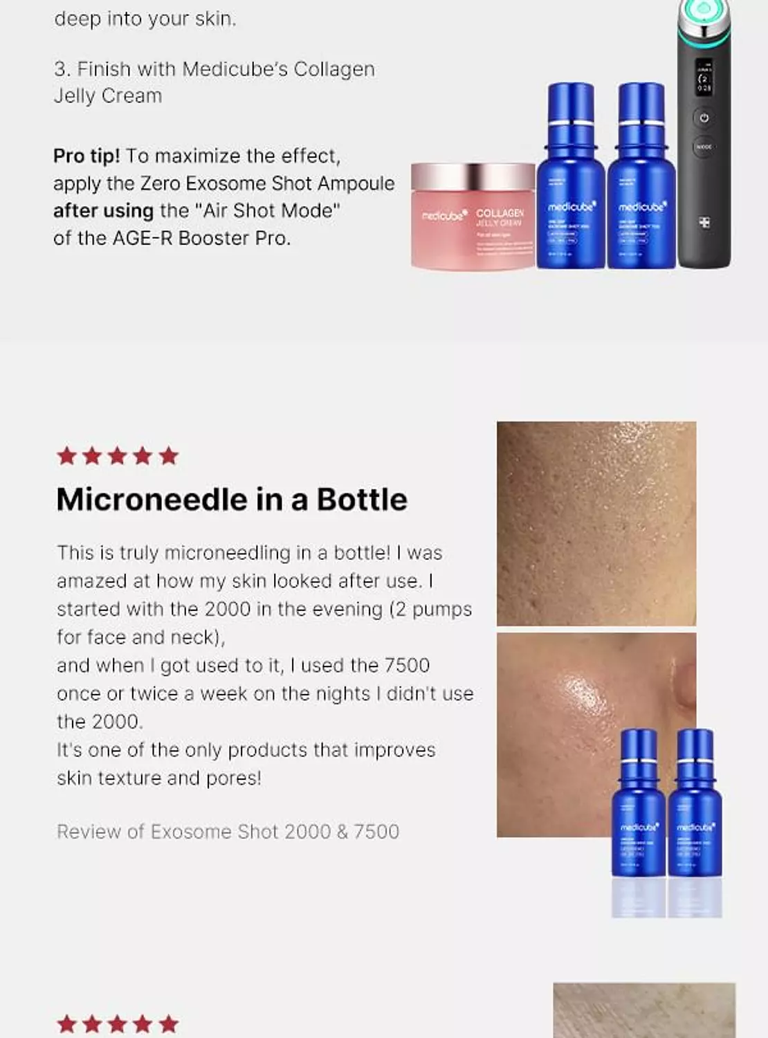 Medicube - One Day Exosome Shot Pore Ampoule 7500 5