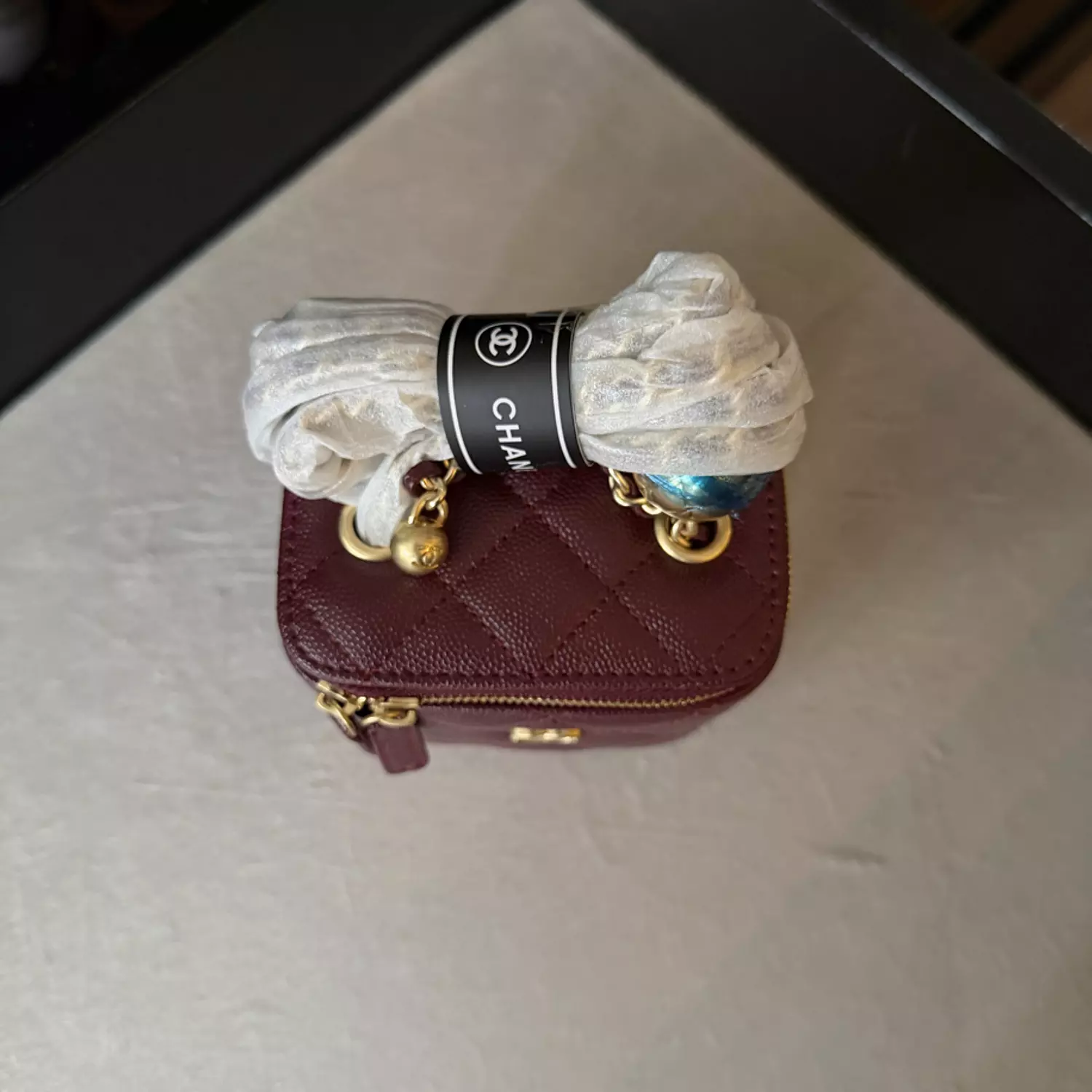 CHANEL Mini Pearl Crush Vanity Case With Chain 1