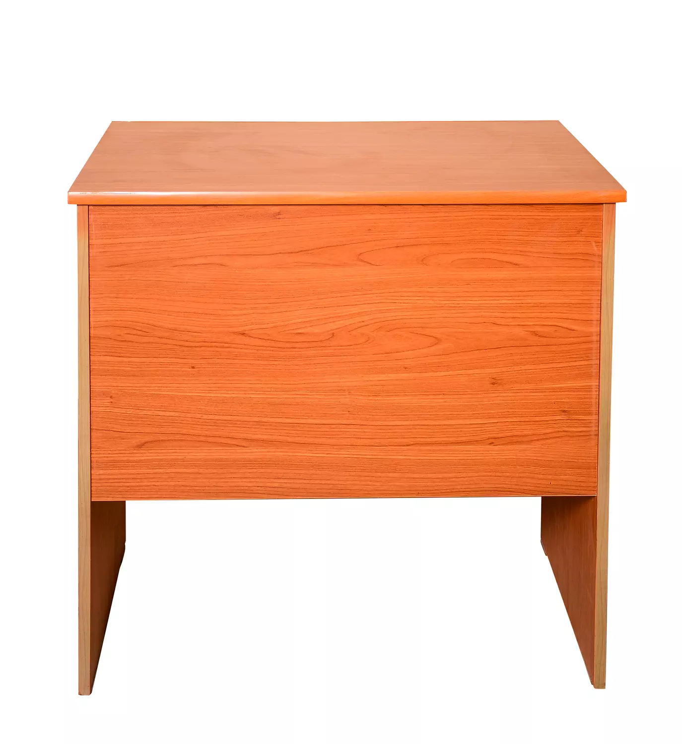 Brown Desk 80 cm – 2 Drawers + Shelf 2