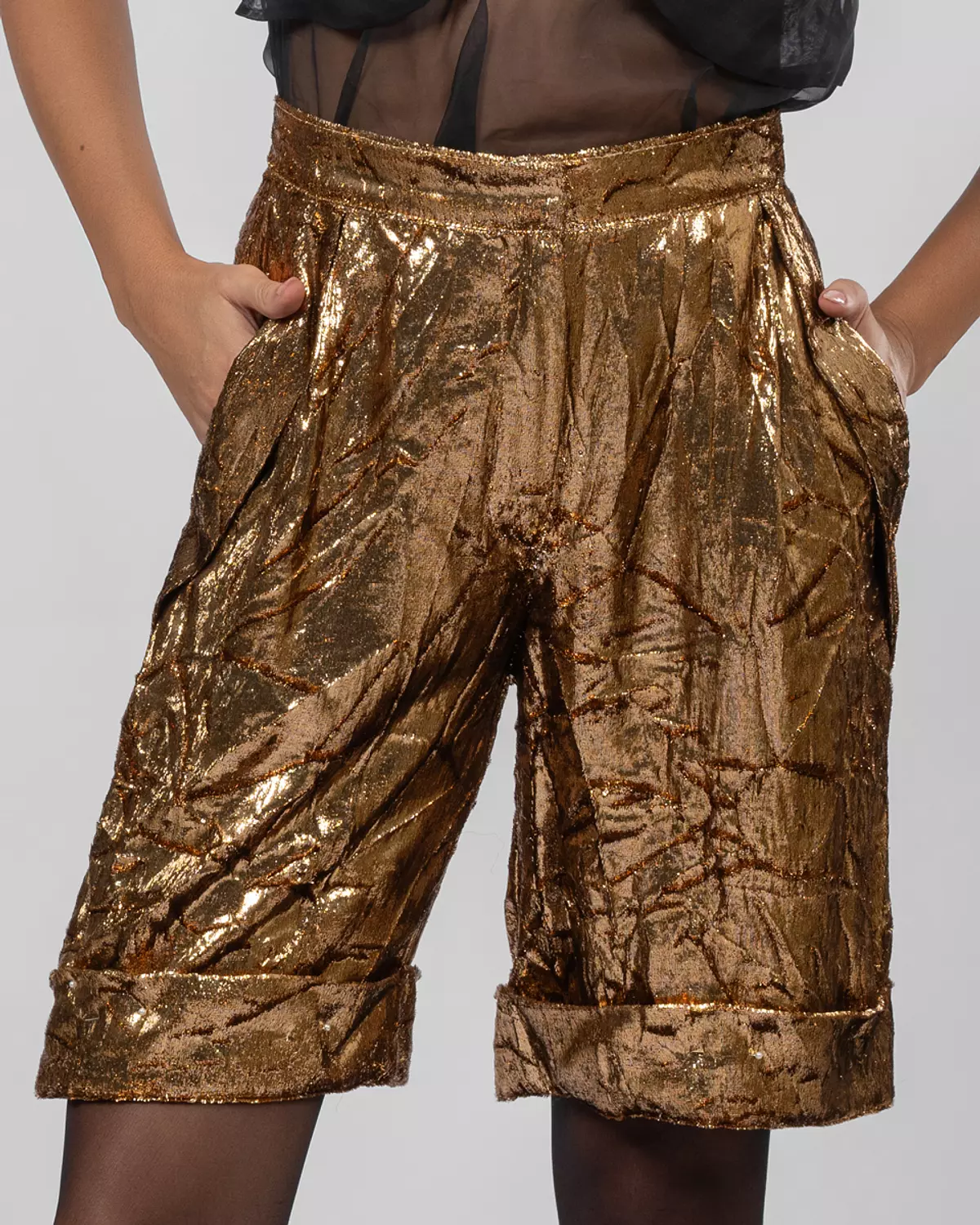Gold shorts  image