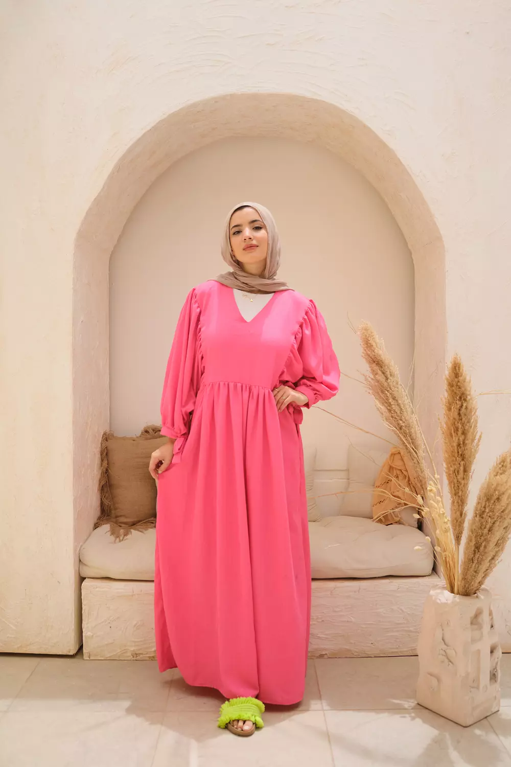 Batwing sleeve dress 2