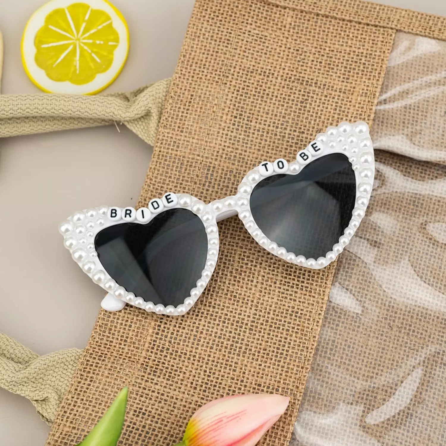 Pearl heart sunglasses 3 2