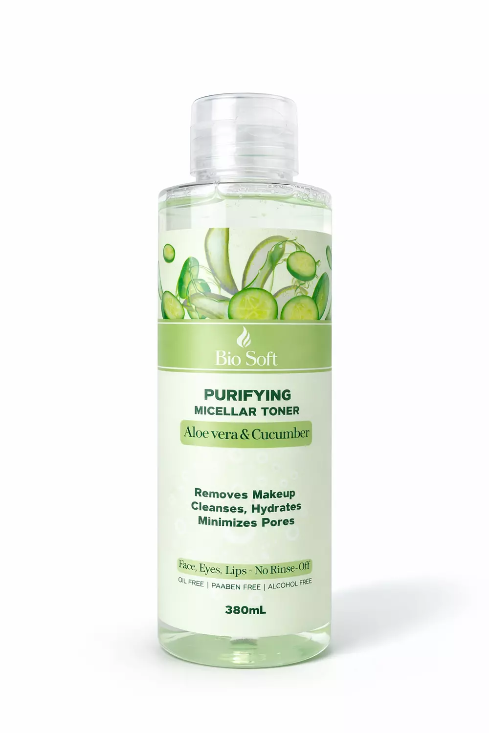 Purifying Micellar Toner with Aloe vera & Cucumber - 380ml image
