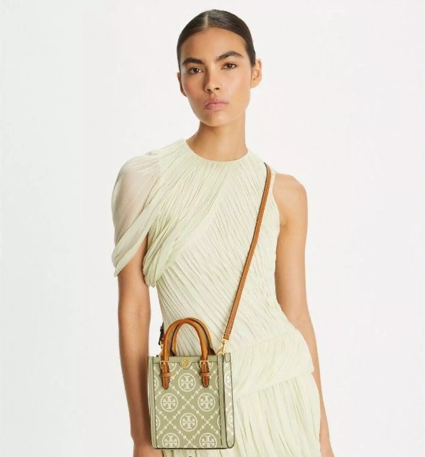 Mini T monogram Tote Bag 6
