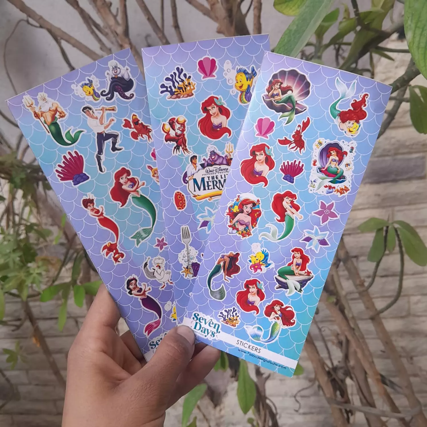 little Mermaid Stickers 1
