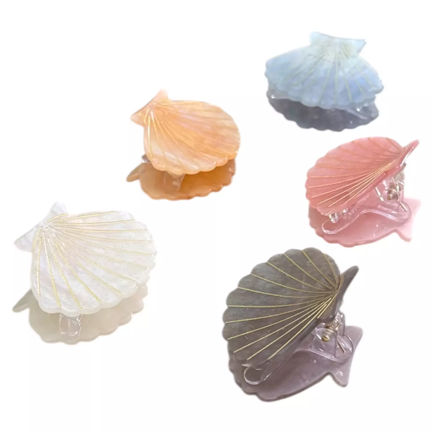 Let's Tan 1 Pc Seashell Claw Clips 1