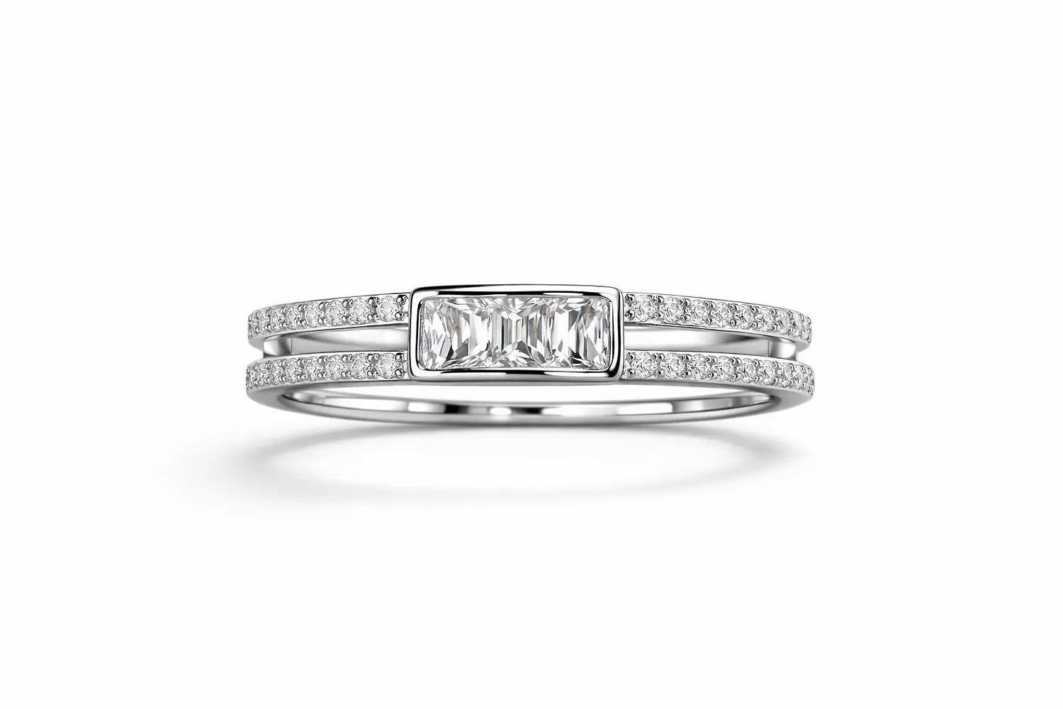 Silver Ring Daimond 1