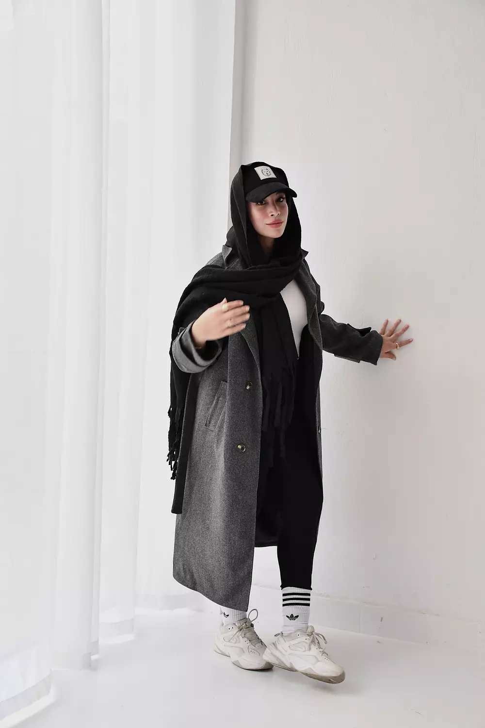 Gray wool coat  4