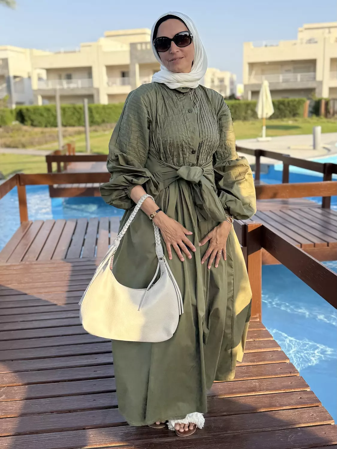 Serene poplin dress 2