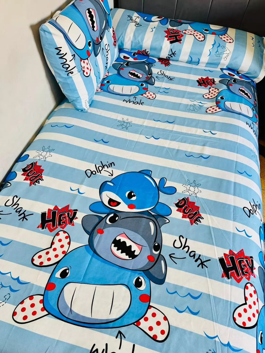 طقم ملاء اطفال قطن قرش image